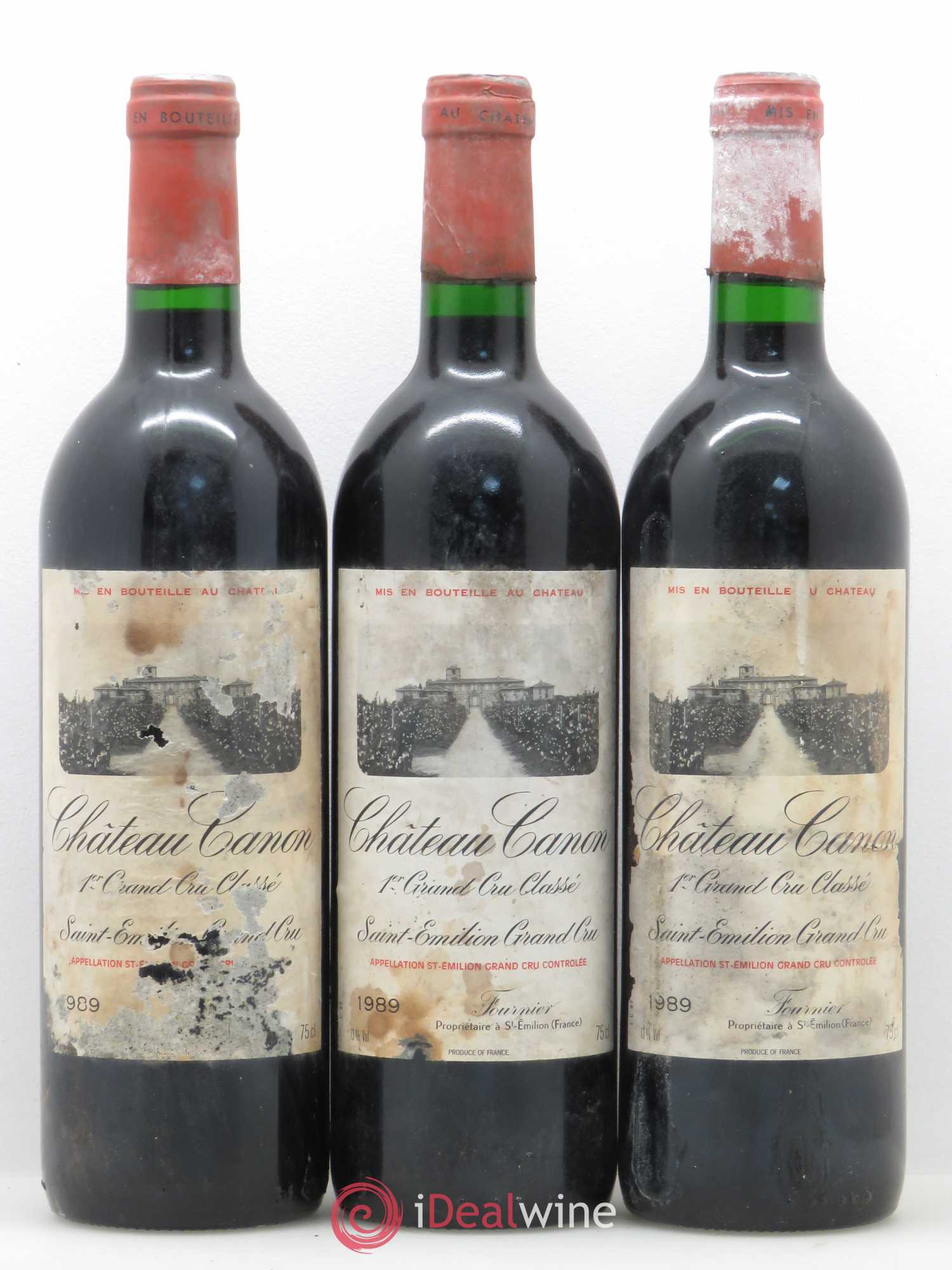 Château Canon 1er Grand Cru Classé B 1989 - Lot de 12 bouteilles - 4