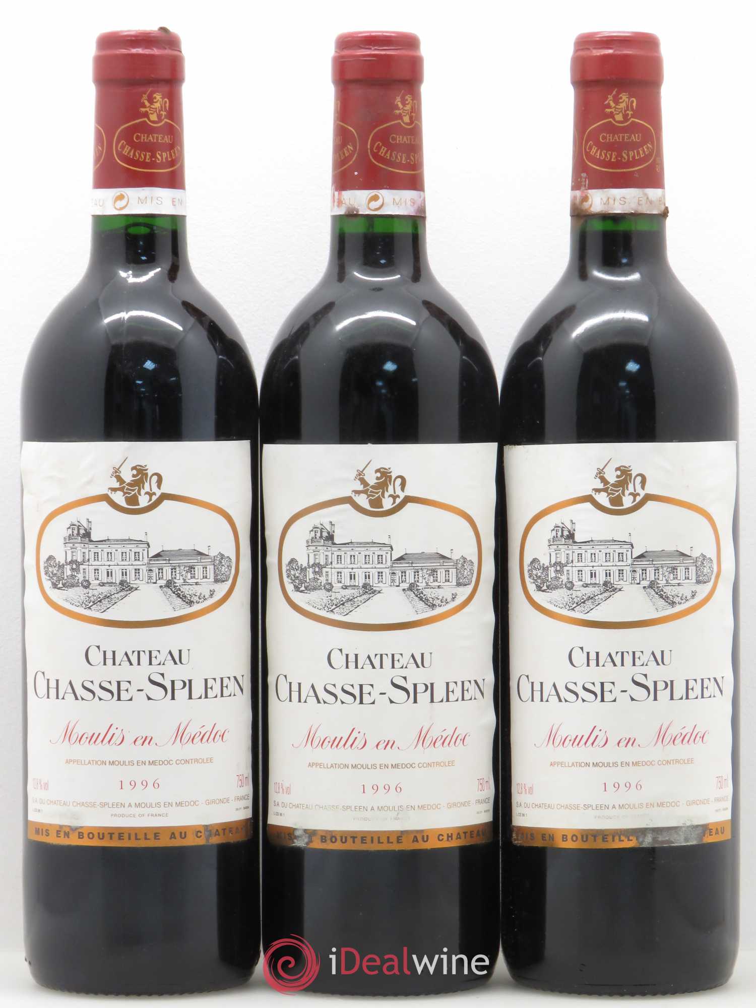 Château Chasse Spleen 1996 - Lot de 6 bouteilles - 1