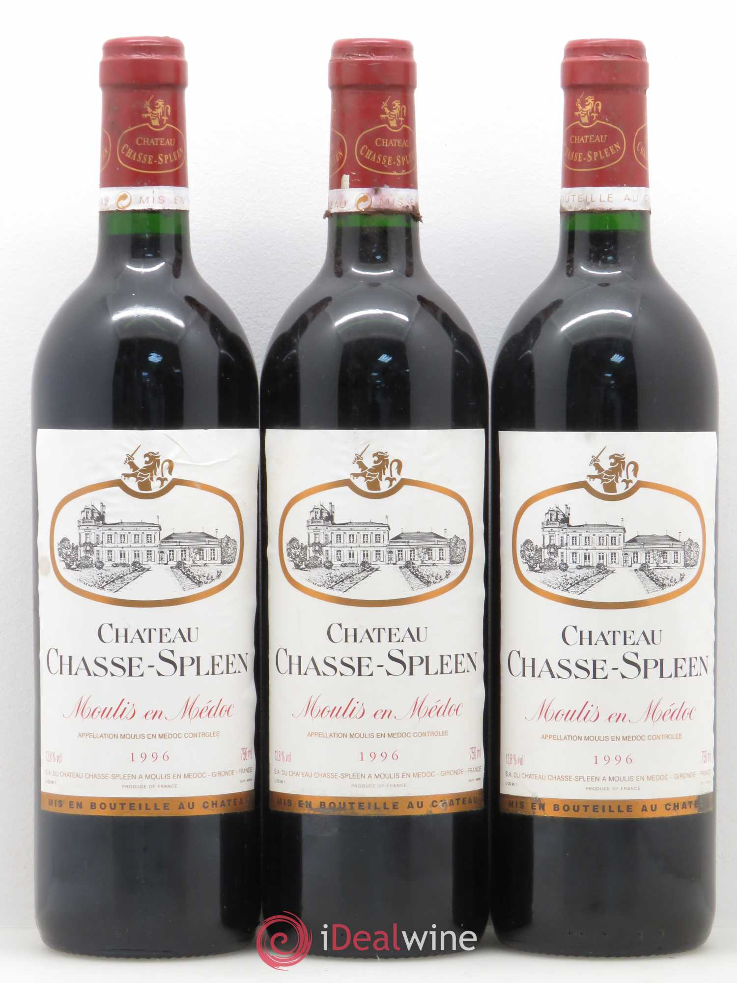 Château Chasse Spleen 1996 - Lot de 6 bouteilles - 2