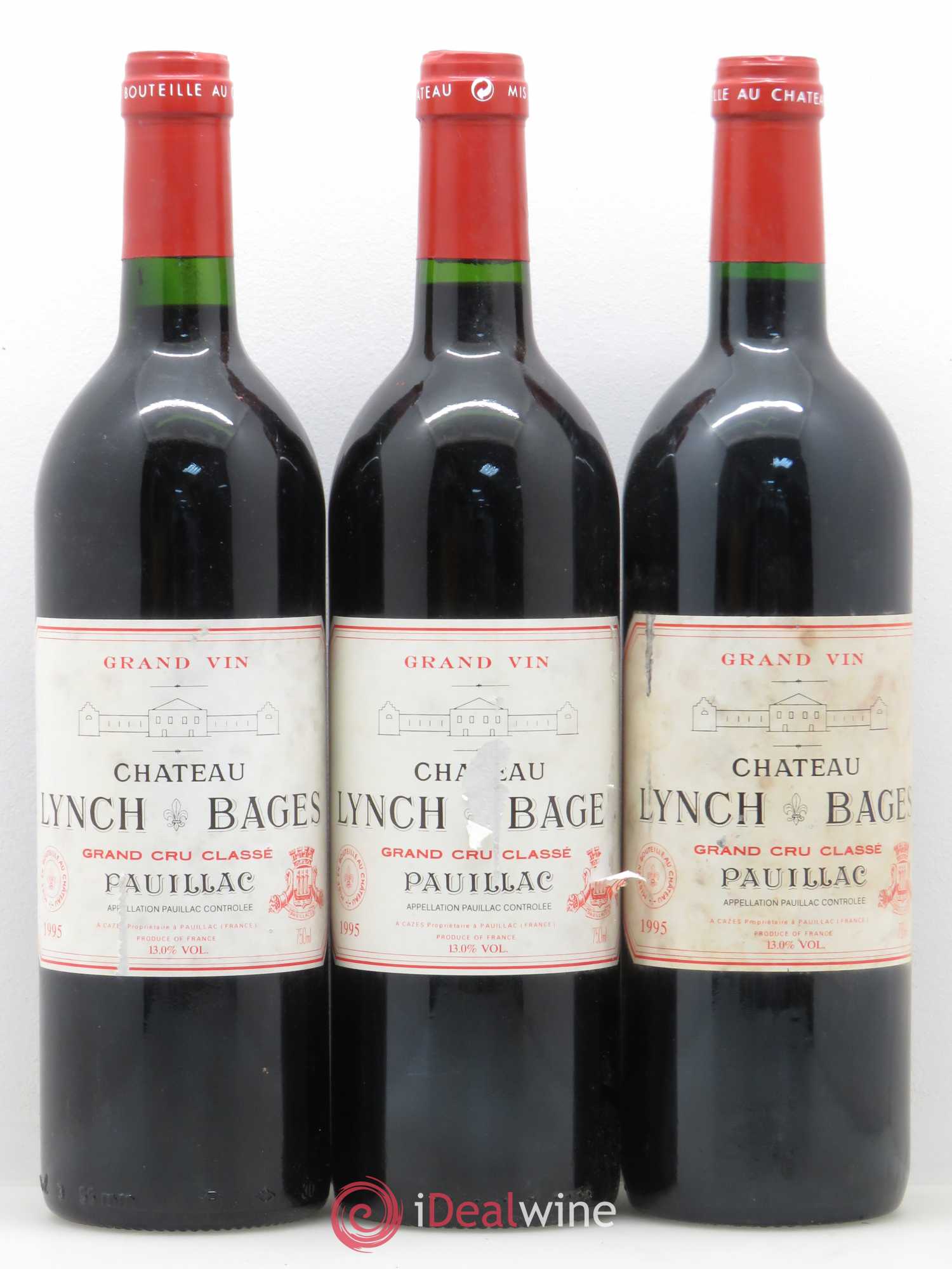 Château Lynch Bages 5ème Grand Cru Classé 1995 - Lot de 6 bouteilles - 2