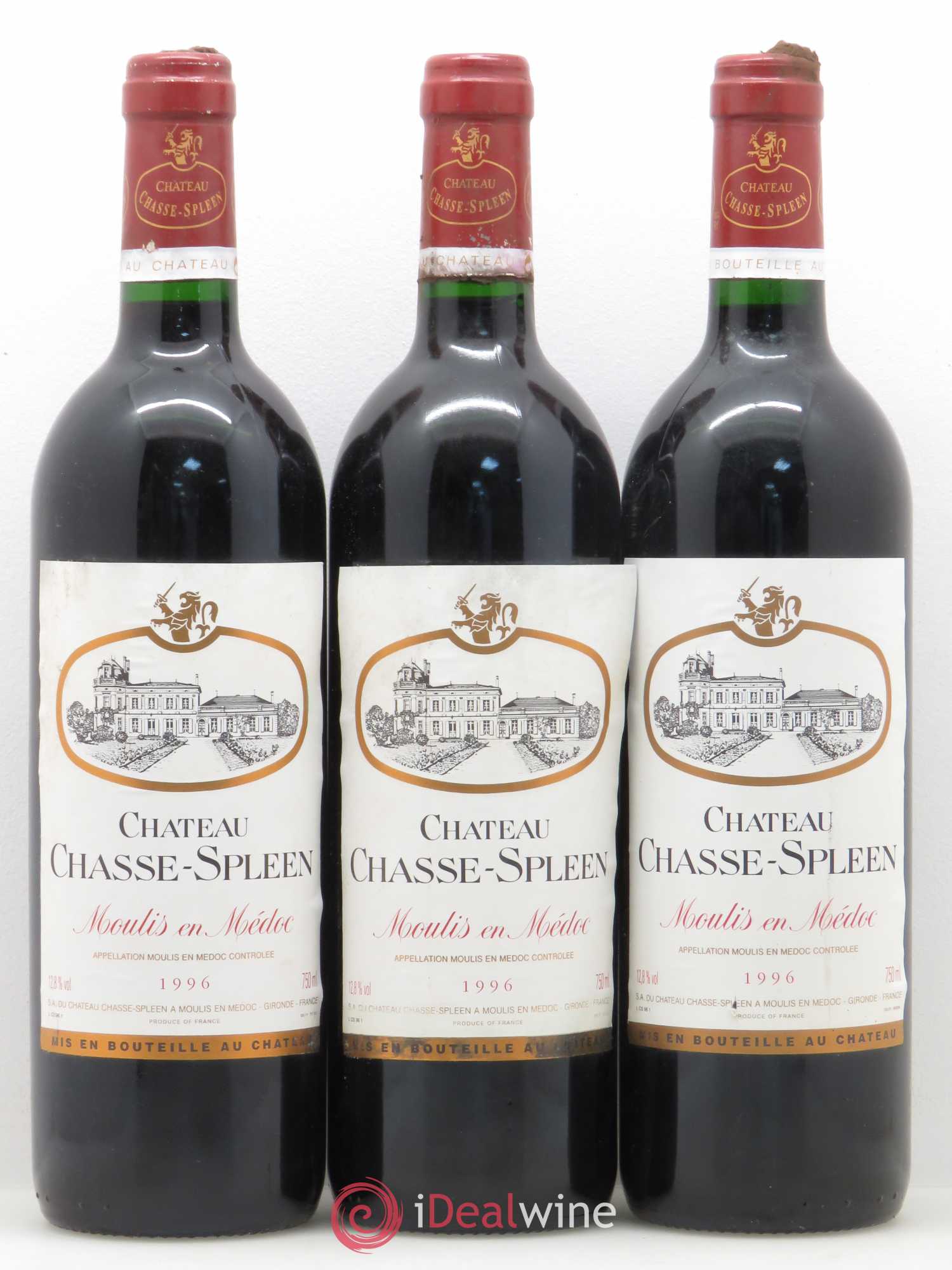 Château Chasse Spleen 1996 - Lot de 12 bouteilles - 2