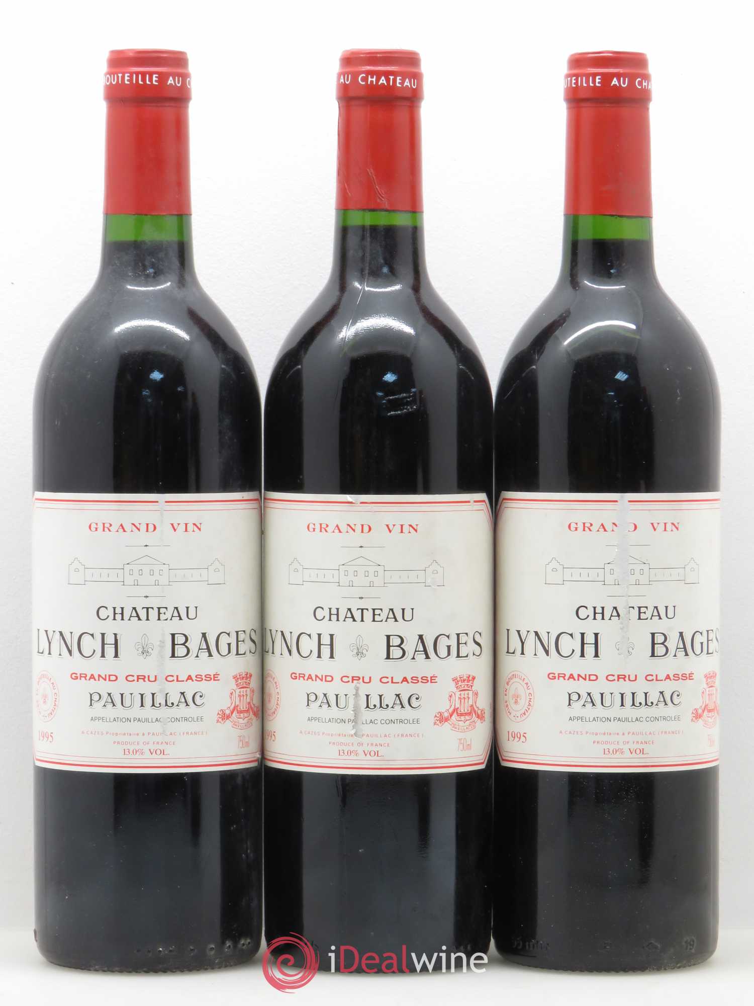 Château Lynch Bages 5ème Grand Cru Classé 1995 - Lot de 12 bouteilles - 1
