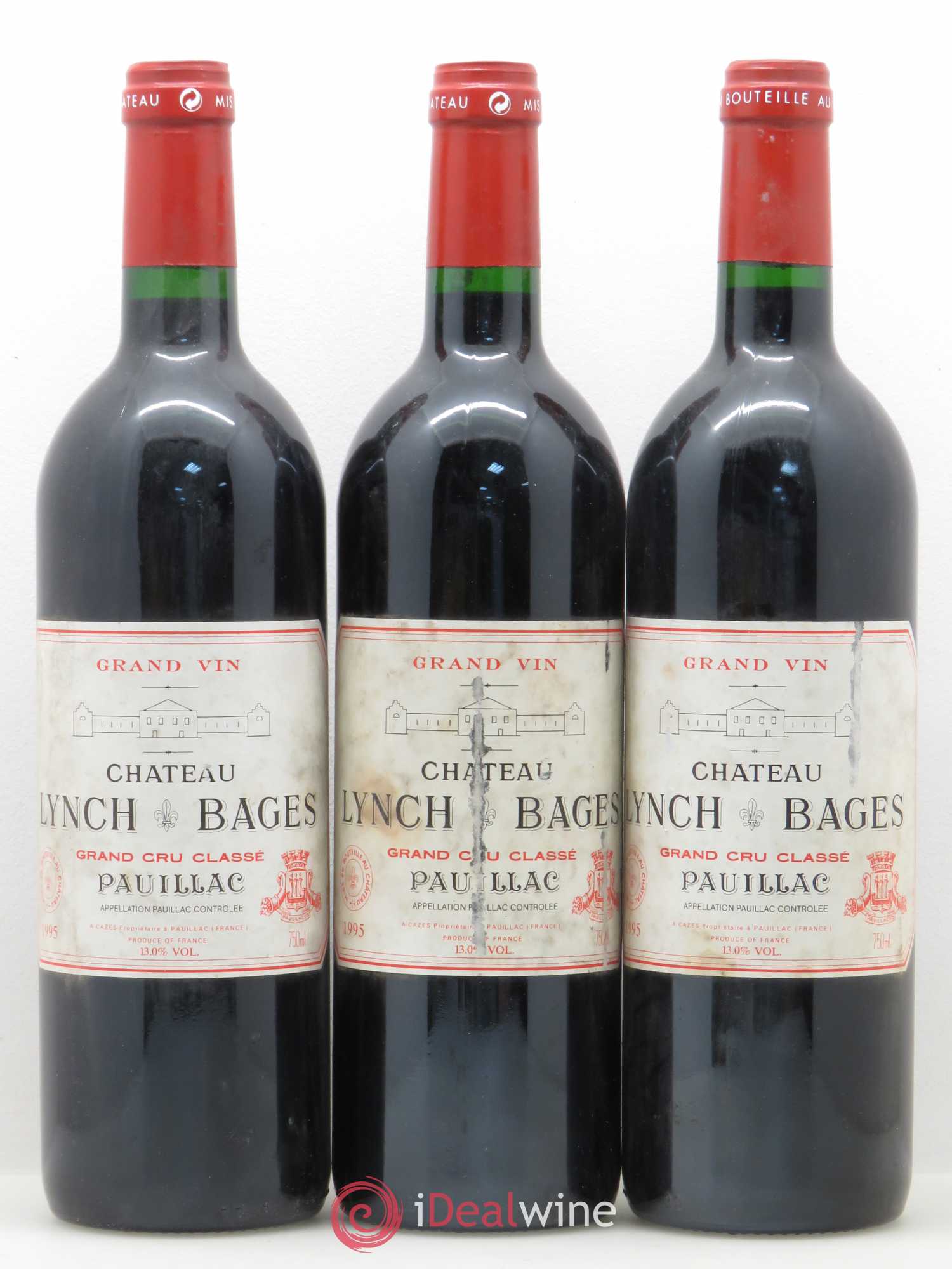 Château Lynch Bages 5ème Grand Cru Classé 1995 - Lot de 12 bouteilles - 2
