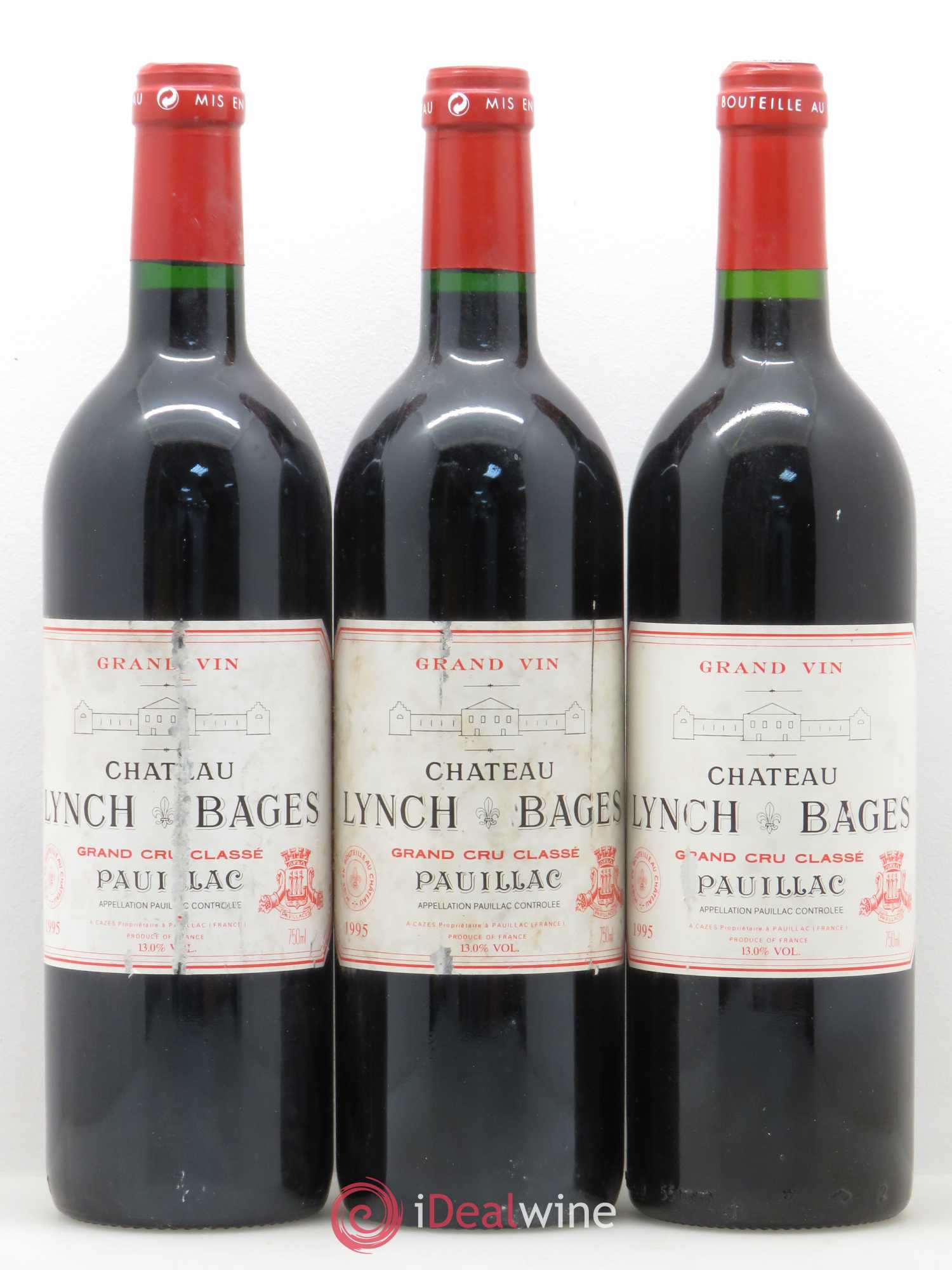 Château Lynch Bages 5ème Grand Cru Classé 1995 - Lot de 12 bouteilles - 4