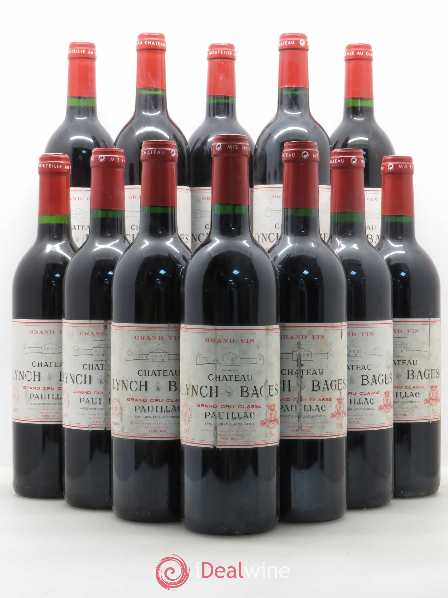 Château Lynch Bages 5ème Grand Cru Classé 1995 - Lot de 12 bouteilles - 0