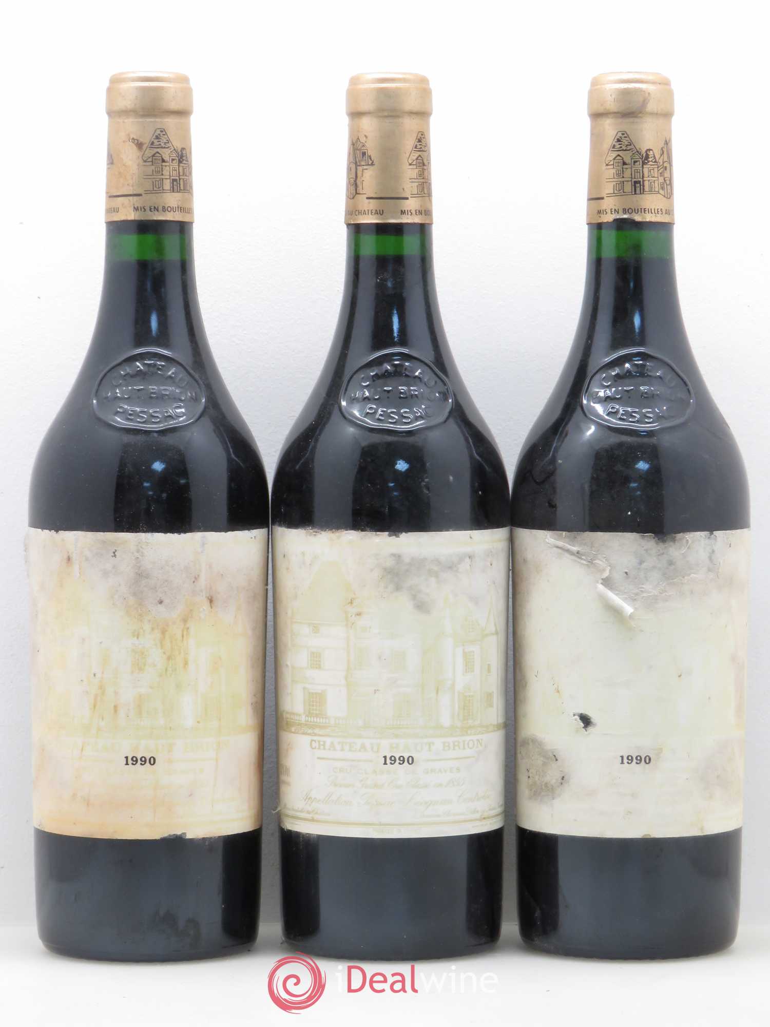 Château Haut Brion 1er Grand Cru Classé 1990 - Lot de 6 bouteilles - 1