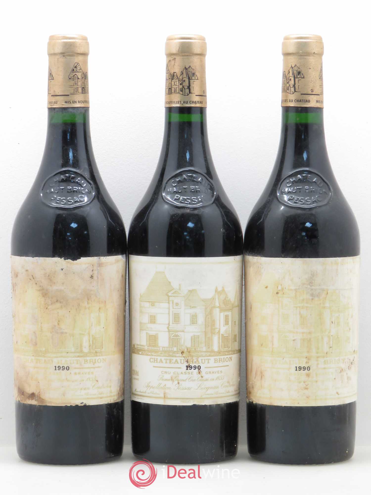 Château Haut Brion 1er Grand Cru Classé 1990 - Lot de 6 bouteilles - 2
