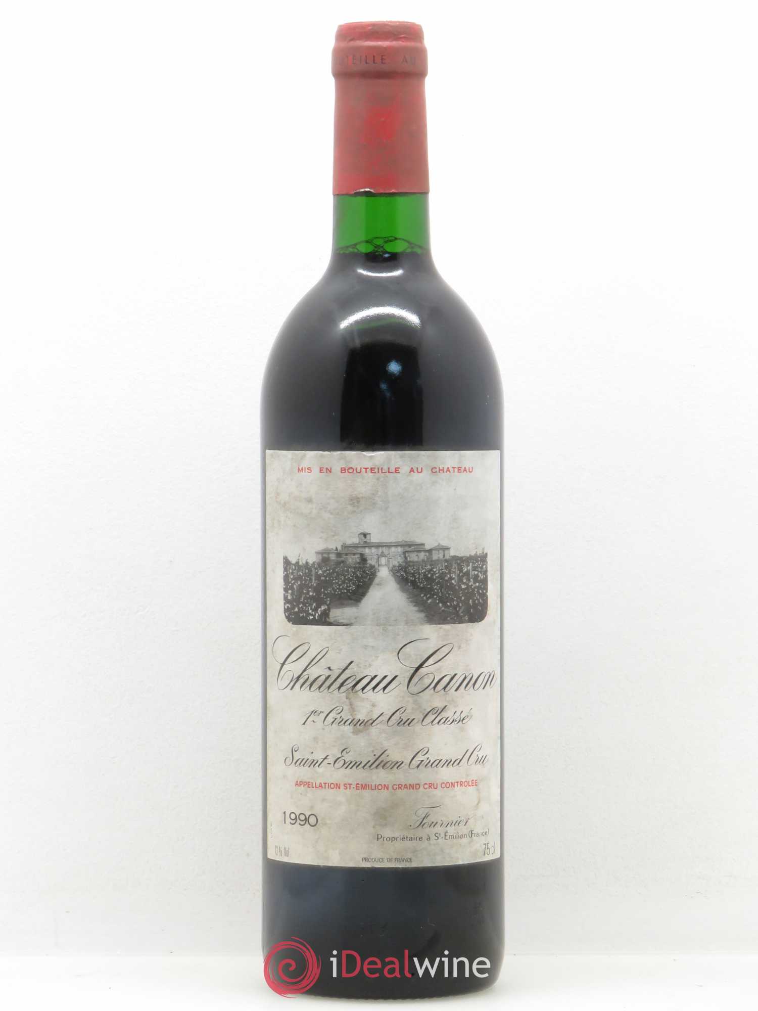 Château Canon 1er Grand Cru Classé B 1990 - Lot de 1 bouteille - 0
