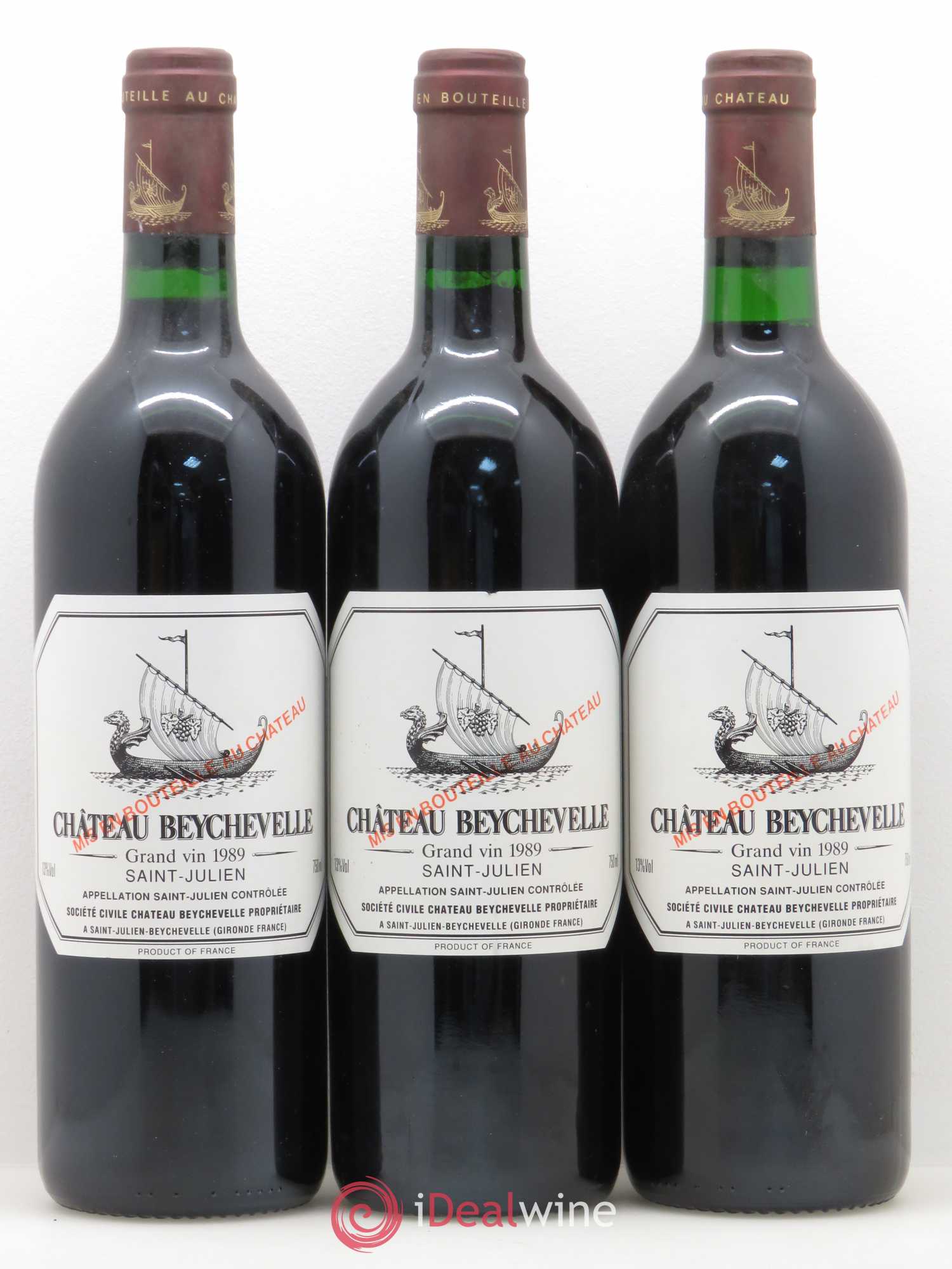 Château Beychevelle 4ème Grand Cru Classé 1989 - Lot de 12 bouteilles - 2