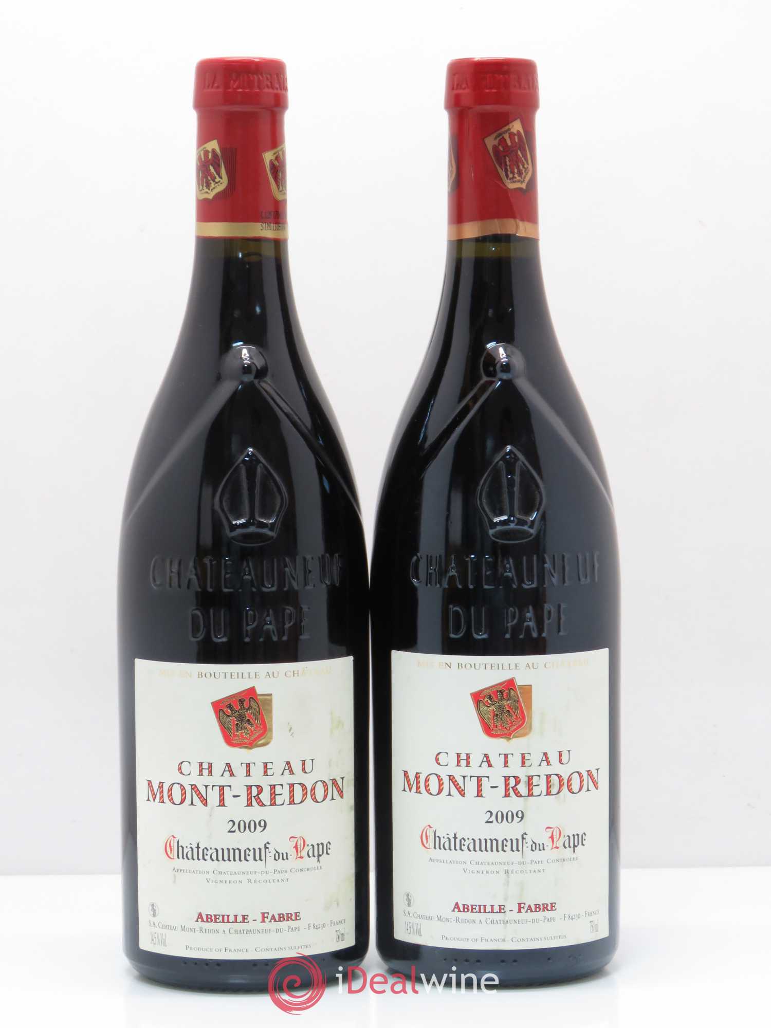 Châteauneuf-du-Pape Château Mont-Redon Famille Abeille-Fabre 2009 - Lot de 2 bouteilles - 0