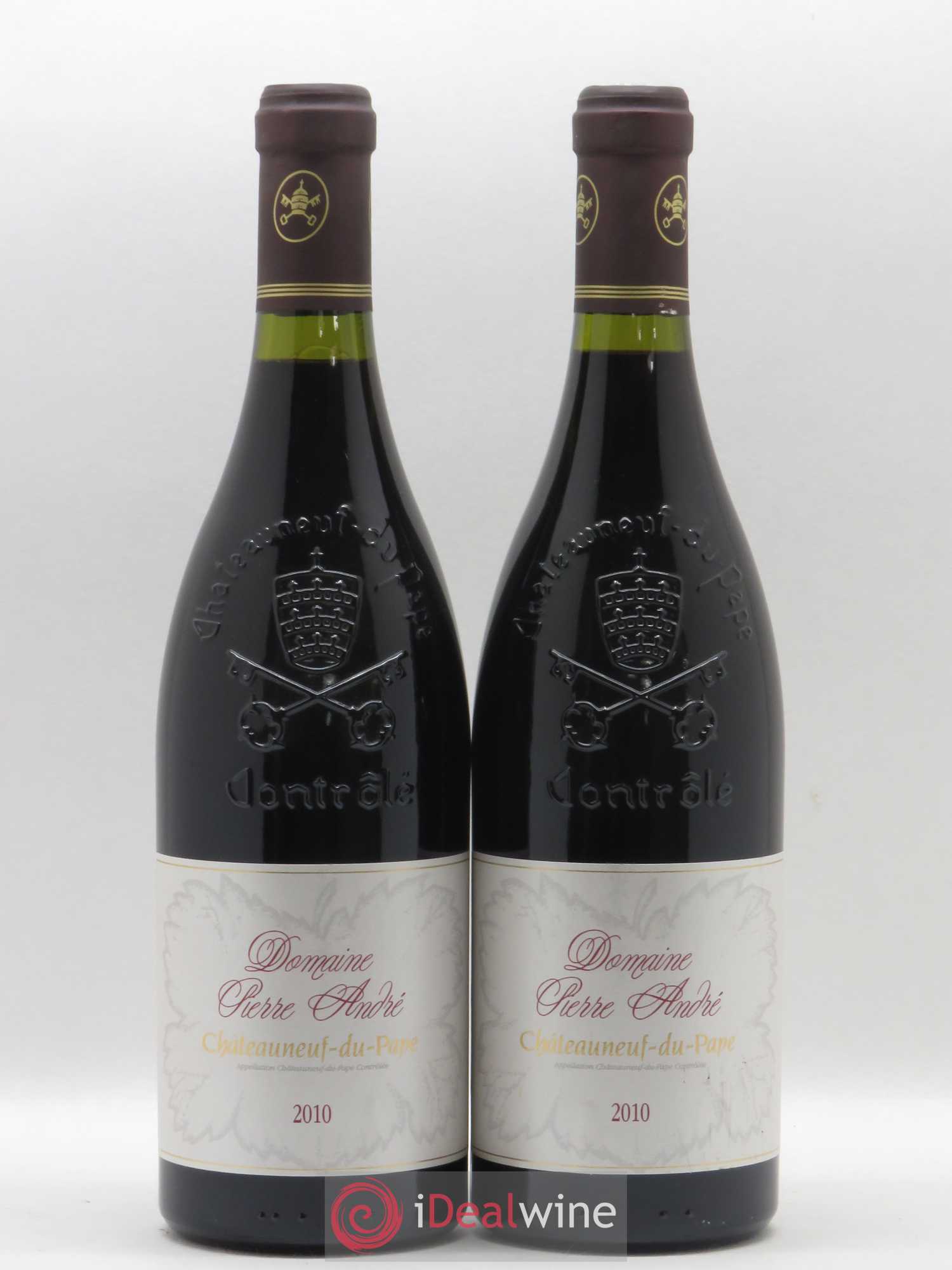 Châteauneuf-du-Pape Pierre André (Domaine) 2010 - Lot de 2 bouteilles - 0