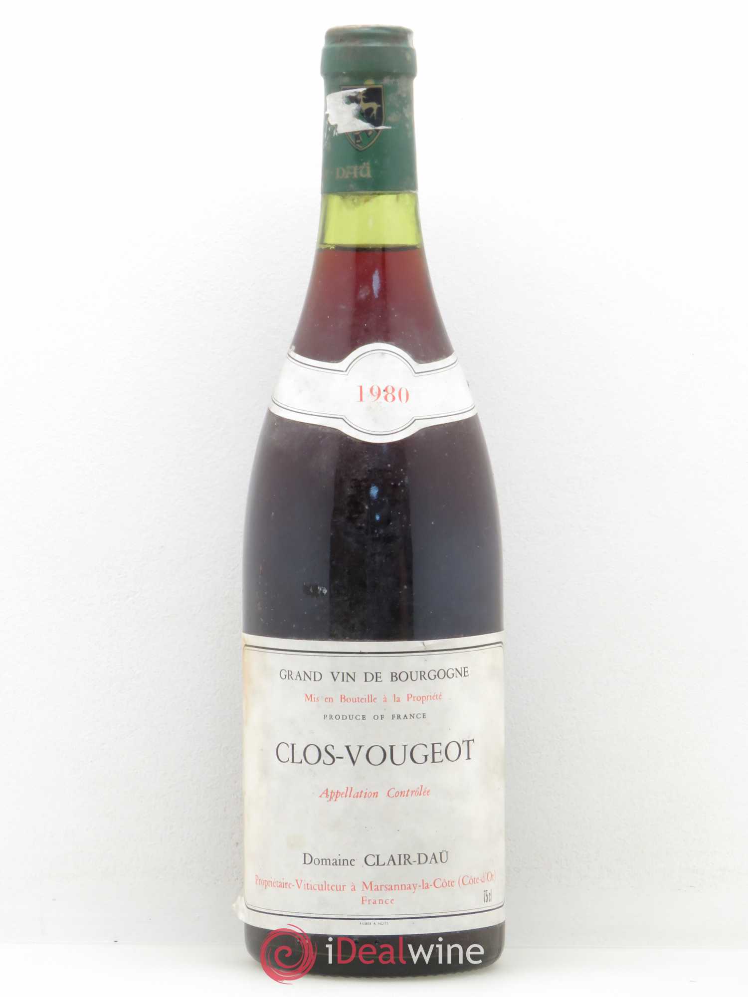 Acquista Clos de Vougeot Grand Cru Domaine Clair Dau 1980 (lot