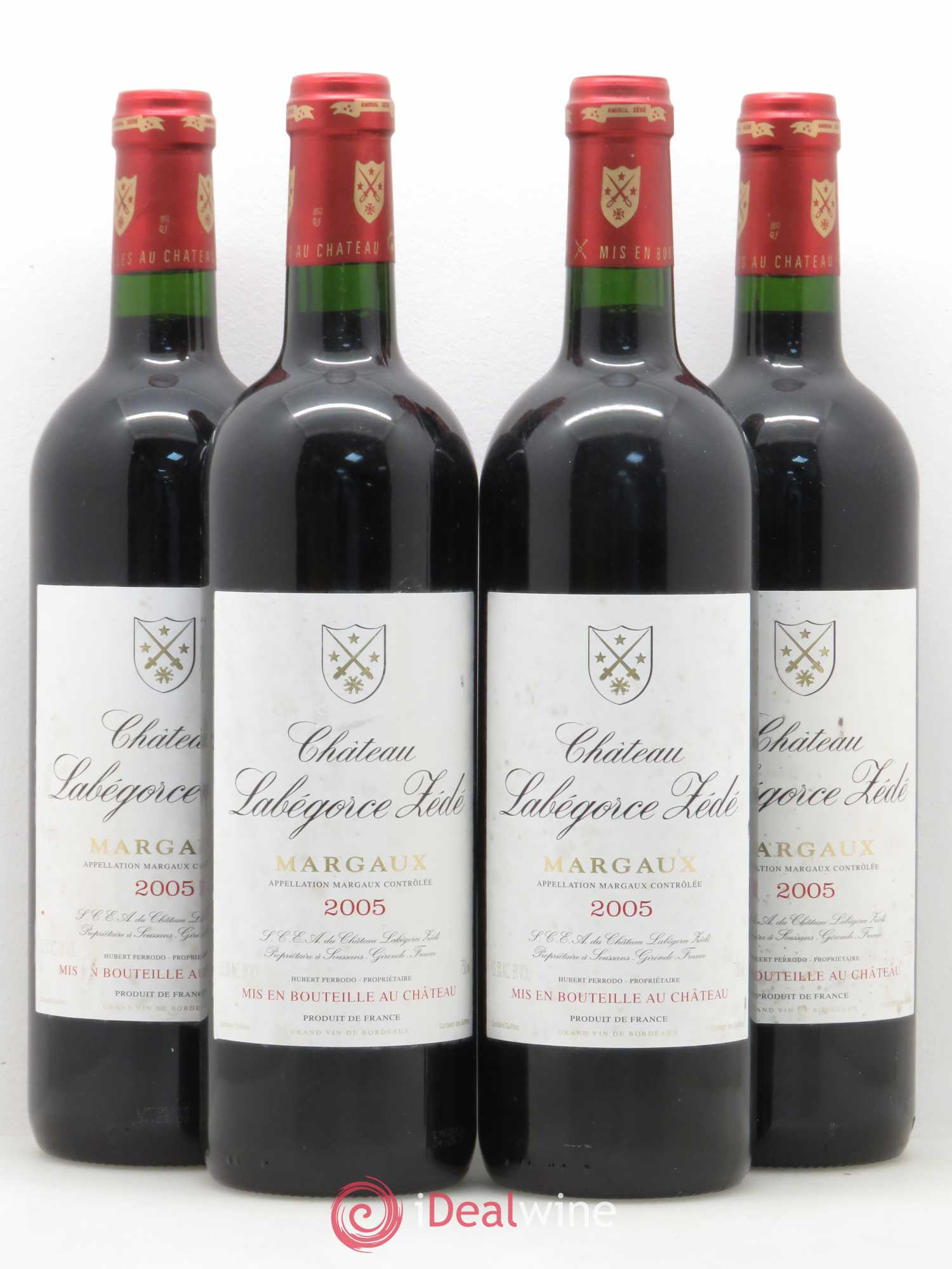 Château Labegorce Zédé Cru Bourgeois 2005 - Lot de 4 bouteilles - 0