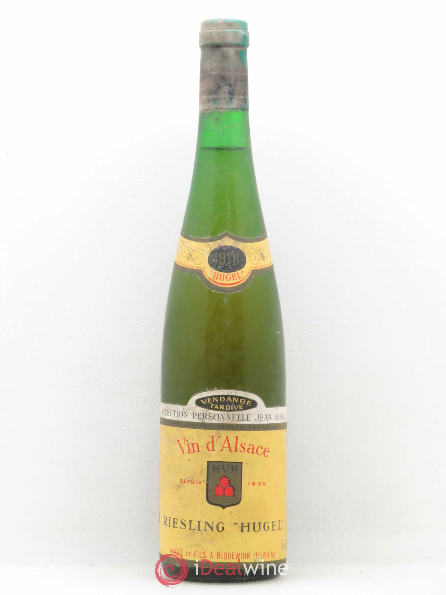 Riesling Vendanges Tardives Hugel (Domaine) Sélection personnelle Jean Hugel 1976 - Lotto di 1 bottiglia - 0