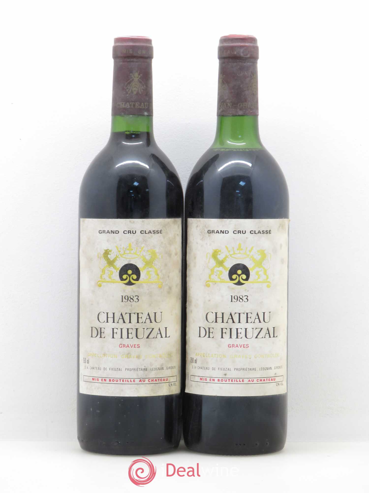 Château de Fieuzal Cru Classé de Graves 1983 - Lot de 2 bouteilles - 0