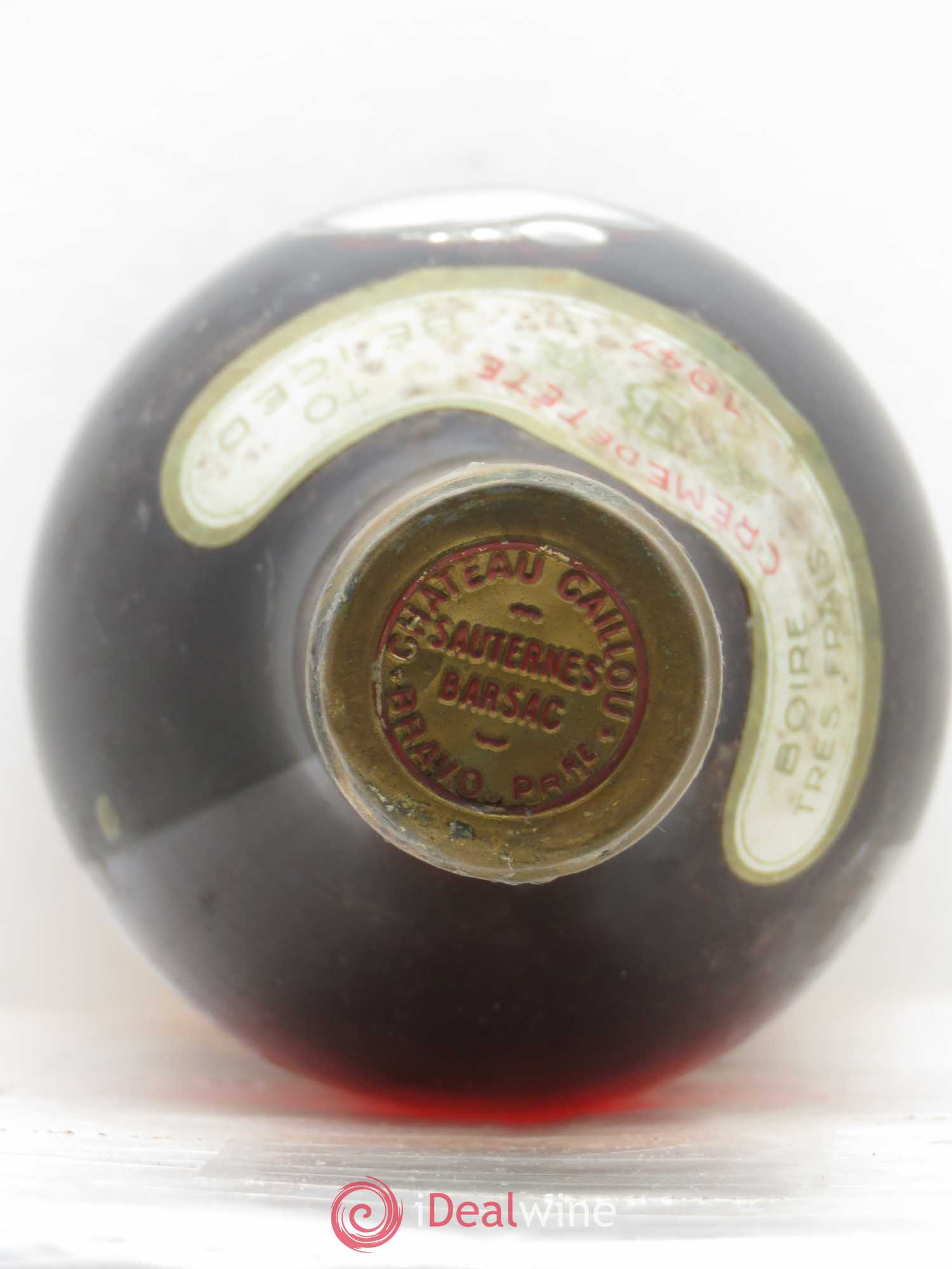 Château Caillou 2ème Grand Cru Classé Crème de tête 1947 - Lotto di 1 bottiglia - 1