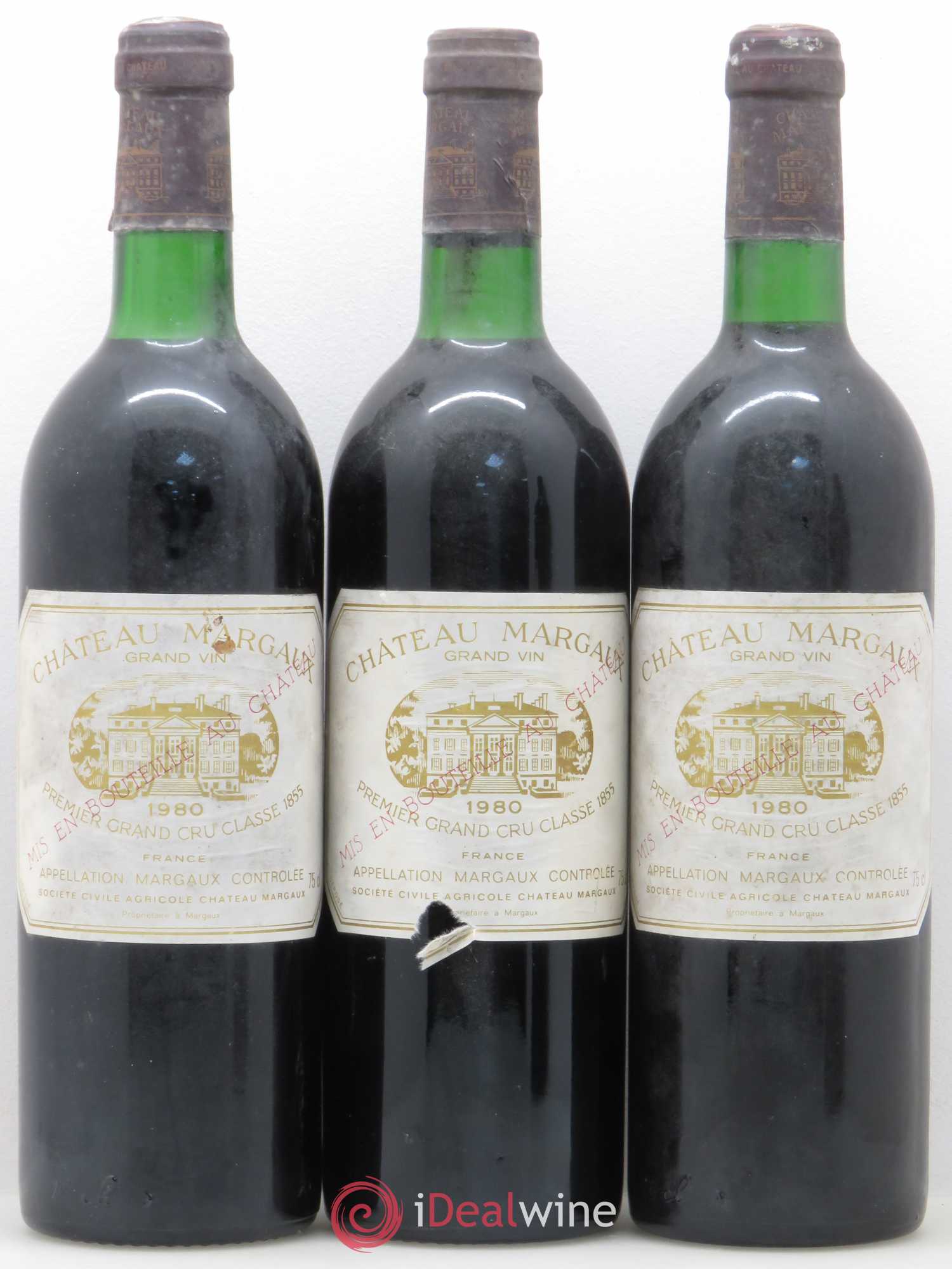 Château Margaux 1er Grand Cru Classé 1980 - Lot de 6 bouteilles - 2