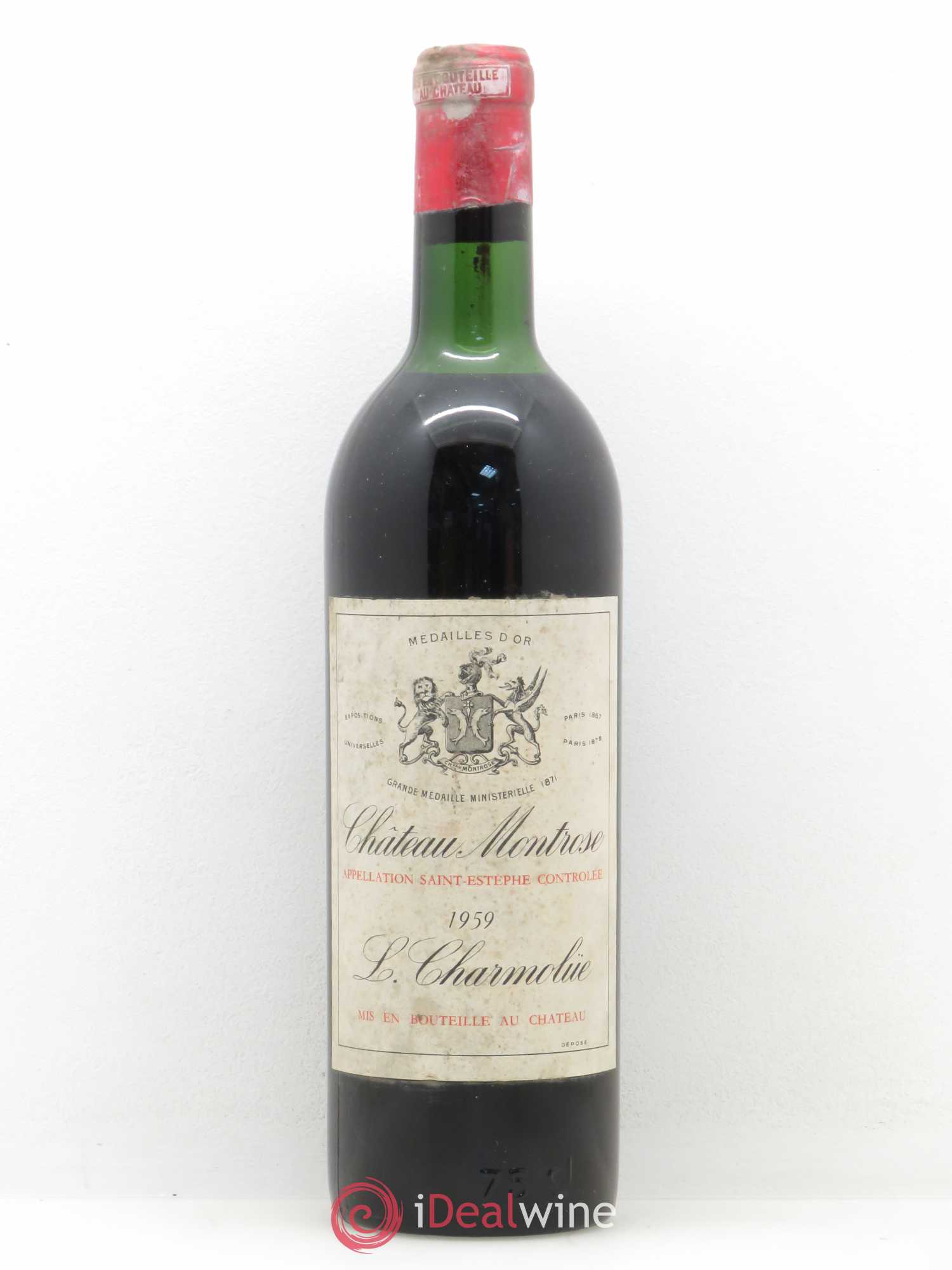 Château Montrose 2ème Grand Cru Classé 1959 - Lot de 1 bouteille - 0