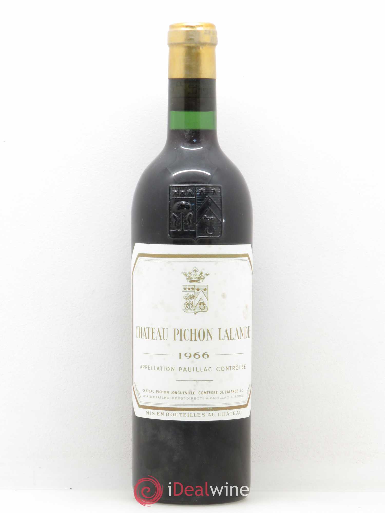 Château Pichon Longueville Comtesse de Lalande 2ème Grand Cru Classé 1966 - Lot de 1 bouteille - 0