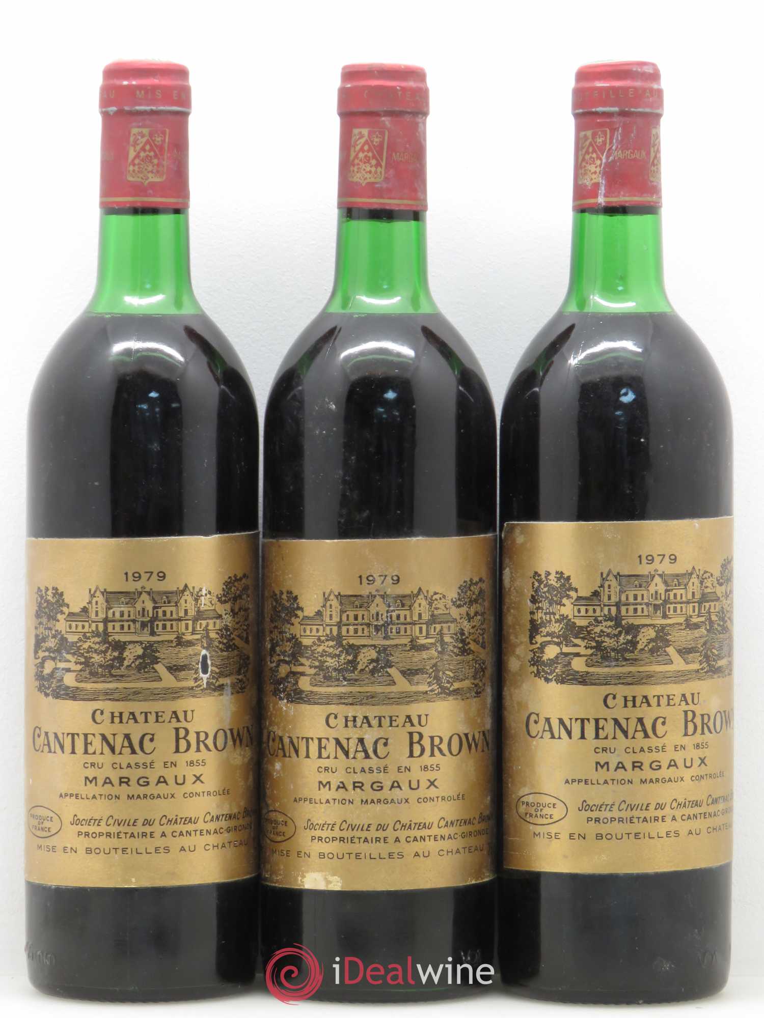 Château Cantenac Brown 3ème Grand Cru Classé 1979 - Lot de 6 bouteilles - 2