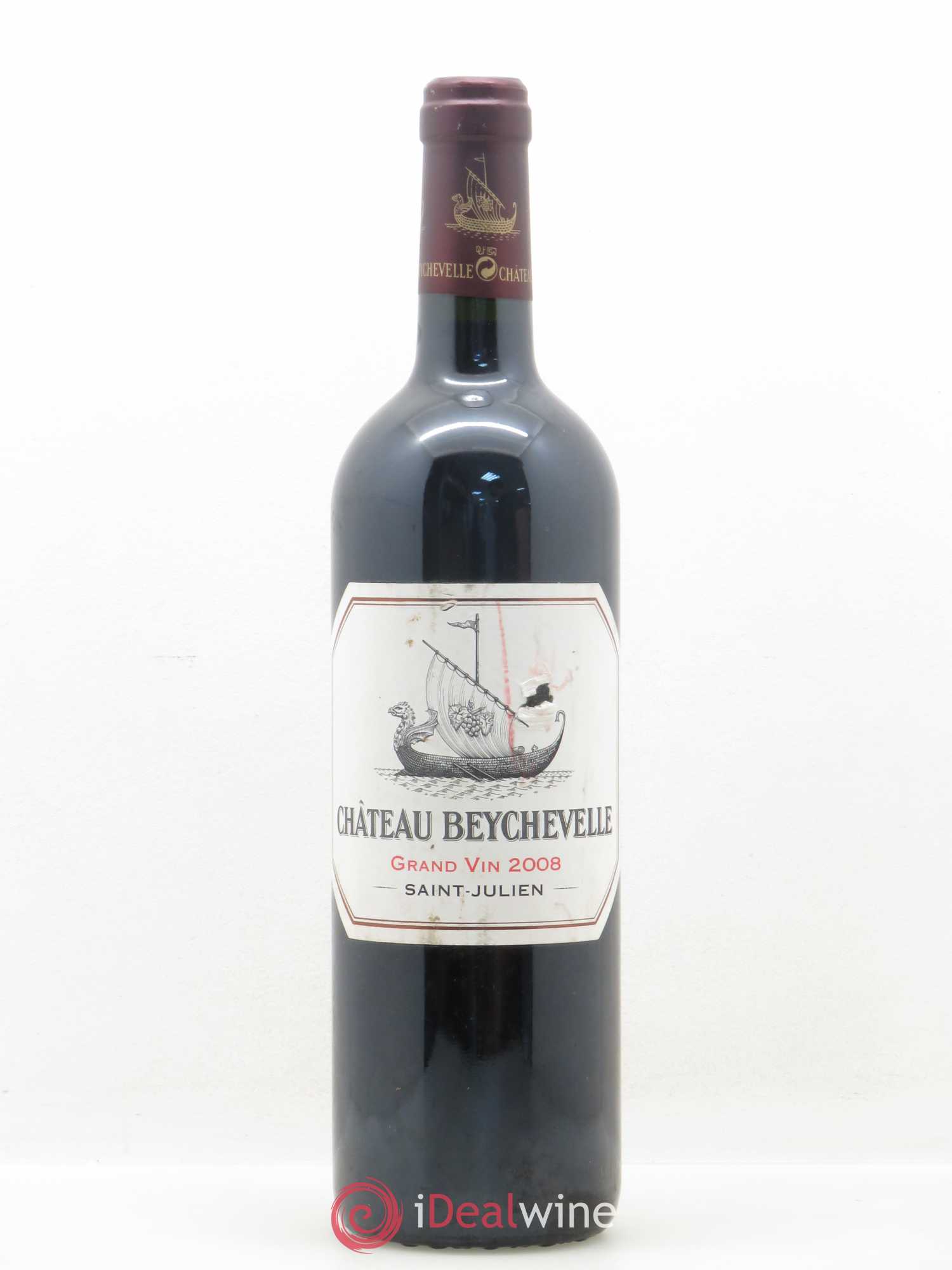 Château Beychevelle 4ème Grand Cru Classé 2008 - Lot de 1 bouteille - 0
