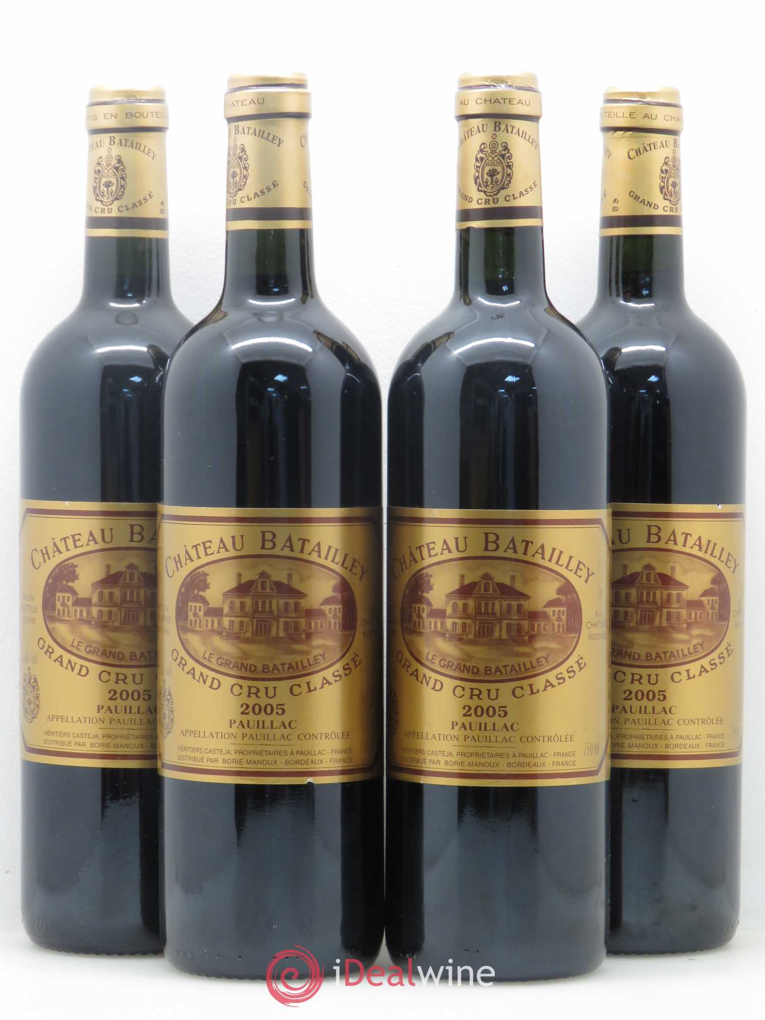 Château Batailley 5ème Grand Cru Classé 2005 - Lot de 4 bouteilles - 0