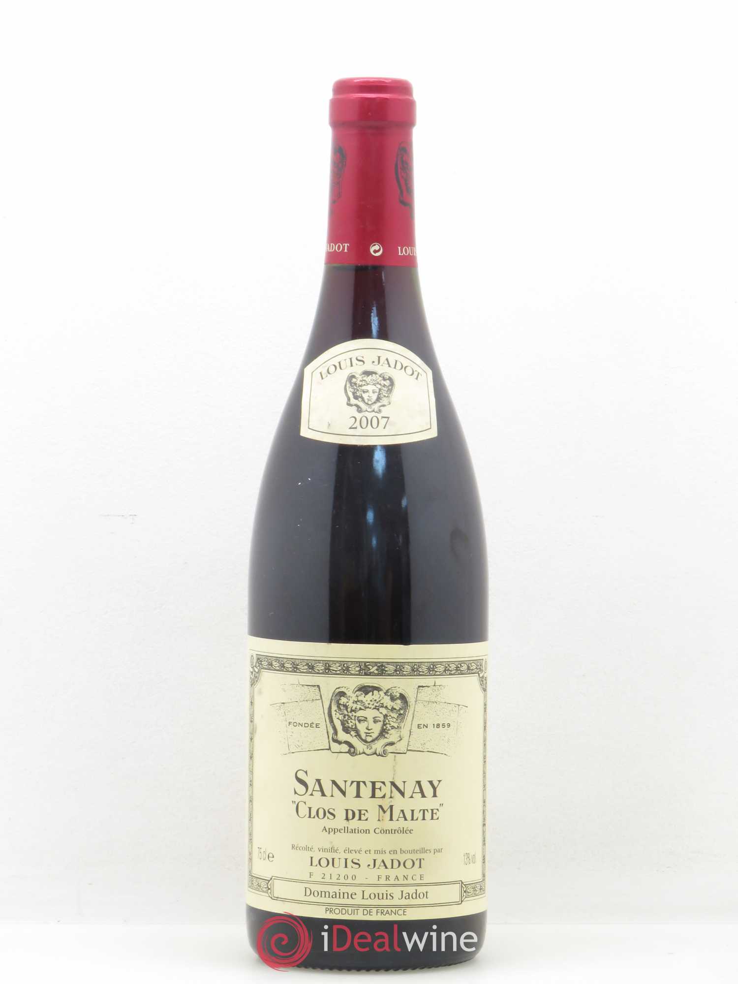Santenay Clos de Malte Maison Louis Jadot 2007 - Lot de 1 bouteille - 0