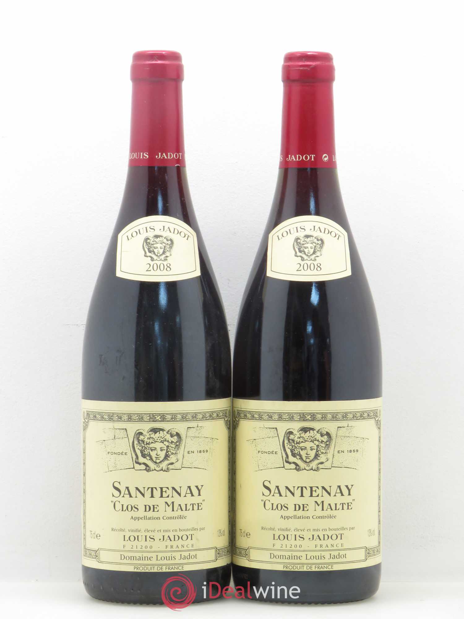 Santenay Clos de Malte Maison Louis Jadot 2008 - Lot de 2 bouteilles - 0