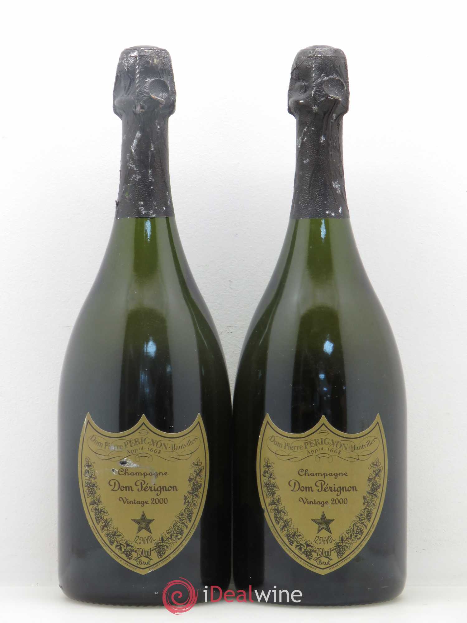 Brut Dom Pérignon 2000 - Lot de 2 bouteilles - 0