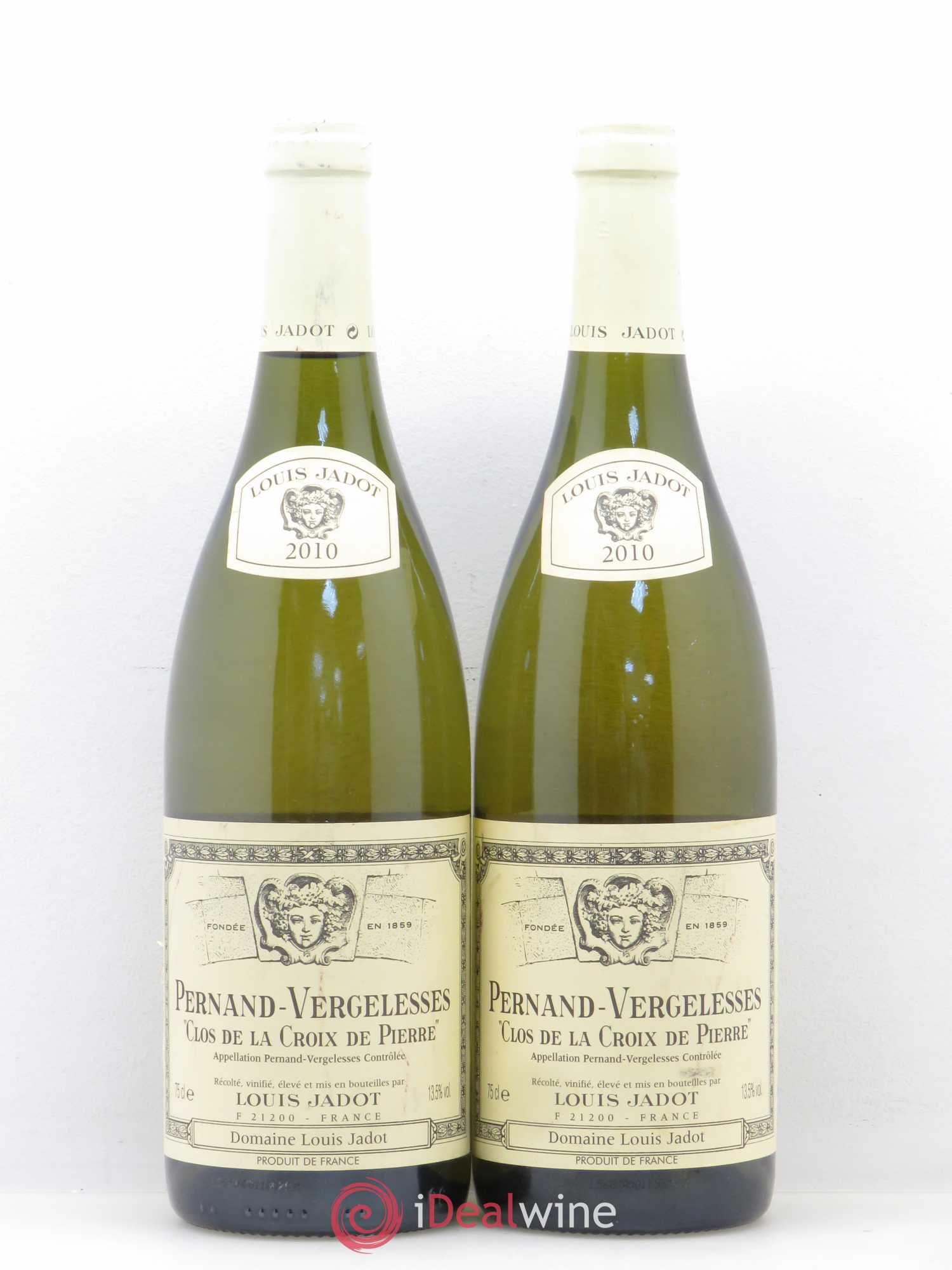 Pernand-Vergelesses Clos de la Croix de Pierre Louis Jadot 2010 - Lot de 2 bouteilles - 0
