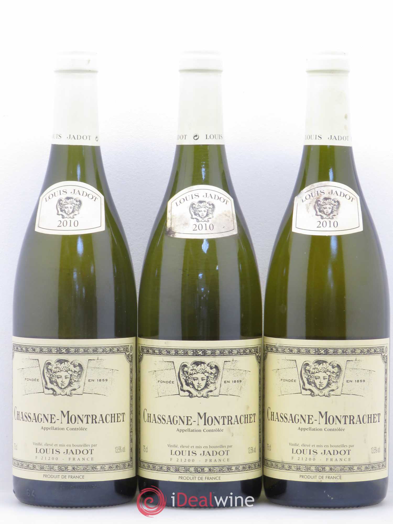 Chassagne-Montrachet Louis Jadot 2010 - Posten von 3 Flaschen - 0