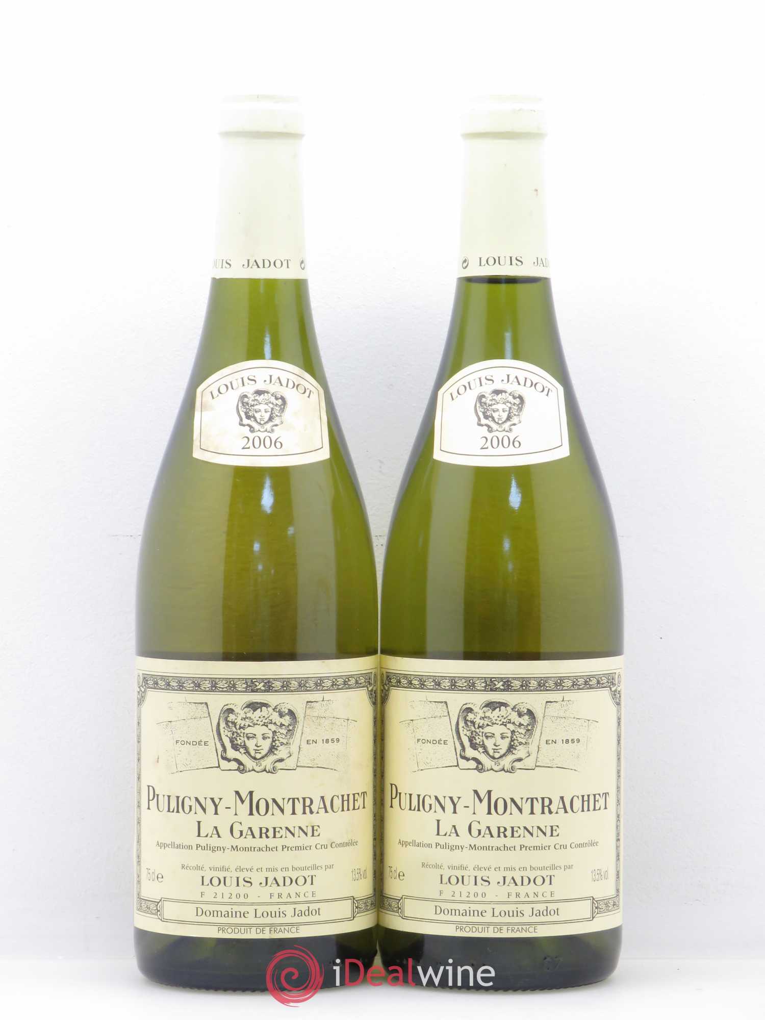 Puligny-Montrachet 1er Cru La Garenne Domaine Louis Jadot 2006 - Lot de 2 bouteilles - 0