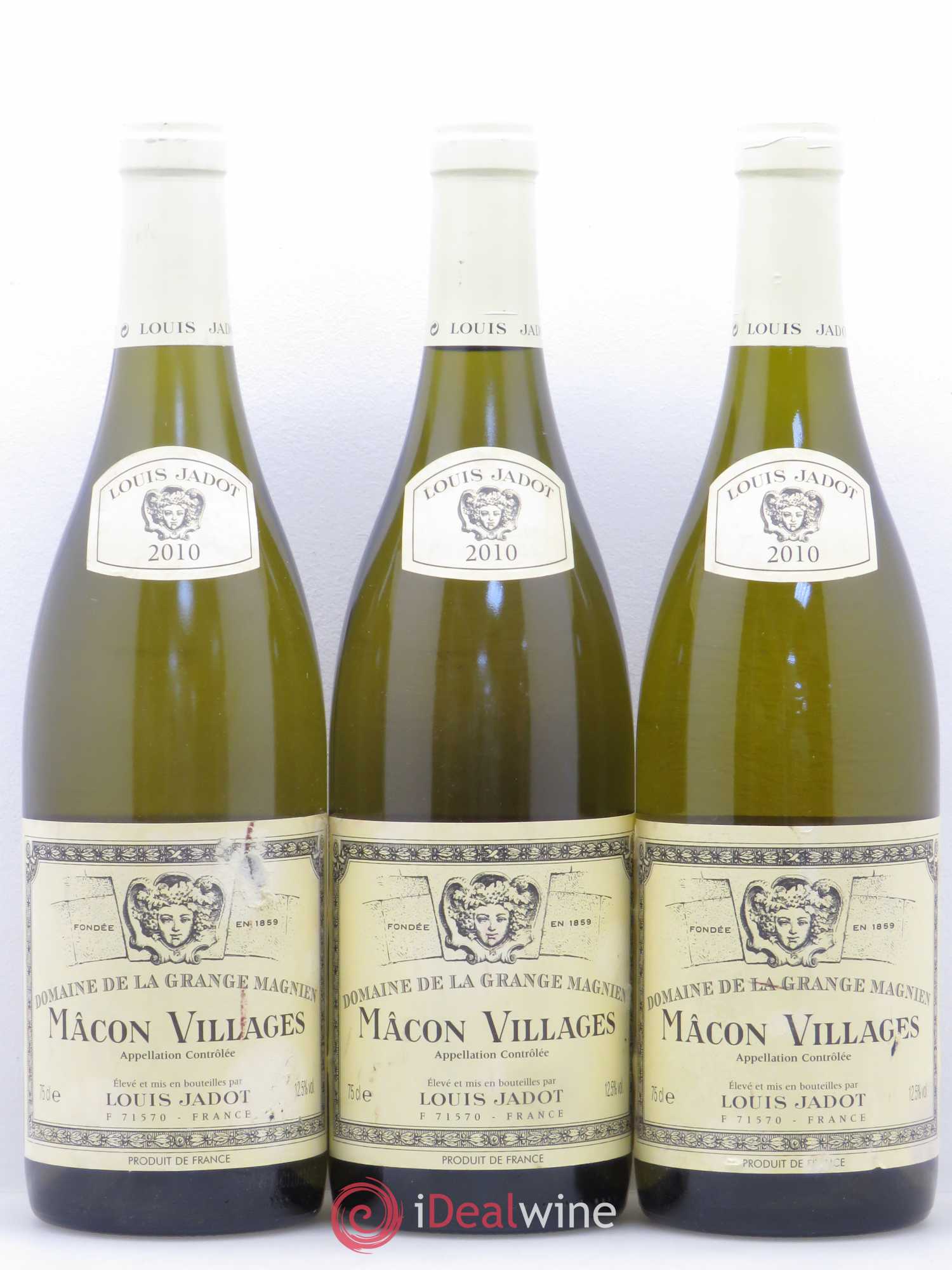 Mâcon Villages Louis Jadot (sans prix de réserve) 2010 - Posten von 6 Flaschen - 1