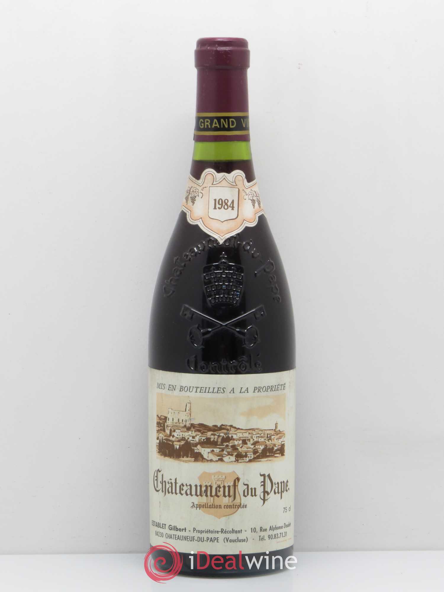 Châteauneuf-du-Pape Establet Gilbert 1984 - Lot de 1 bouteille - 0