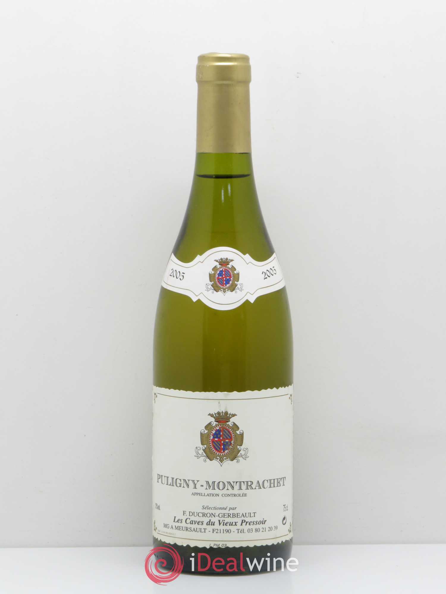 Puligny-Montrachet Les Caves du Vieux Pressoir 2005 - Posten von 1 Flasche - 0