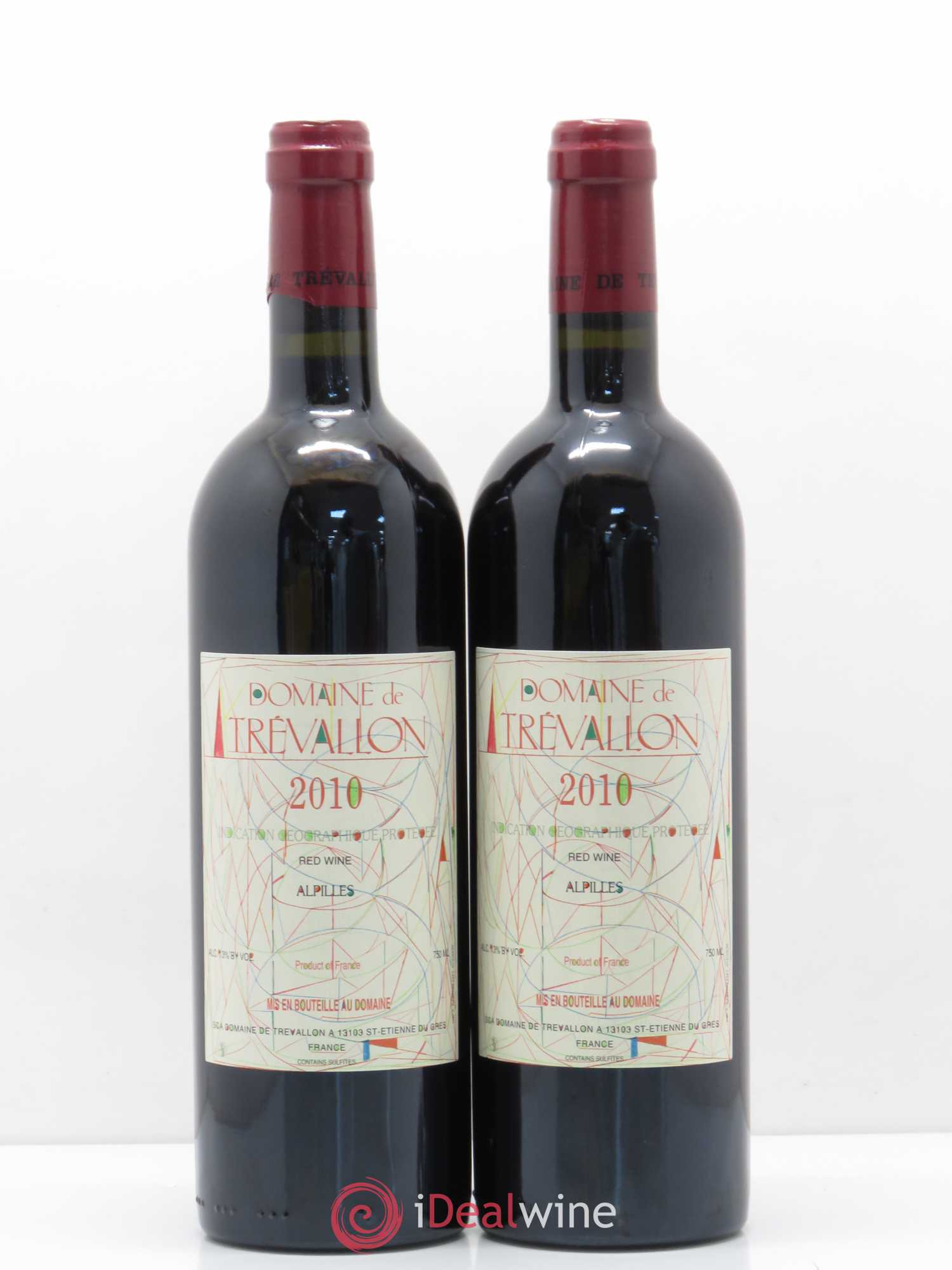 Alpilles Trévallon (Domaine de) Eloi Dürrbach 2010 - Lot de 2 bouteilles - 0