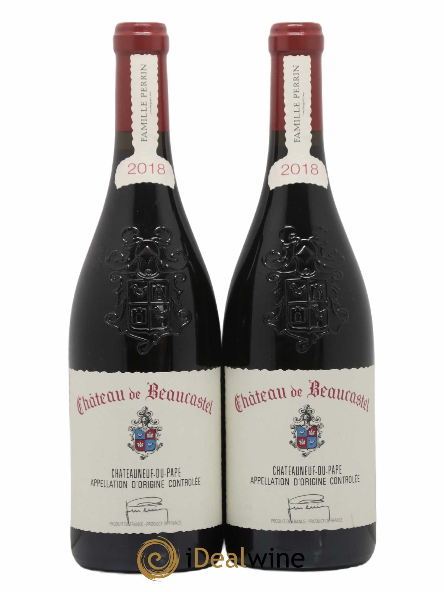 Châteauneuf-du-Pape Château de Beaucastel Famille Perrin 2018 - Lot de 2 bouteilles - 0
