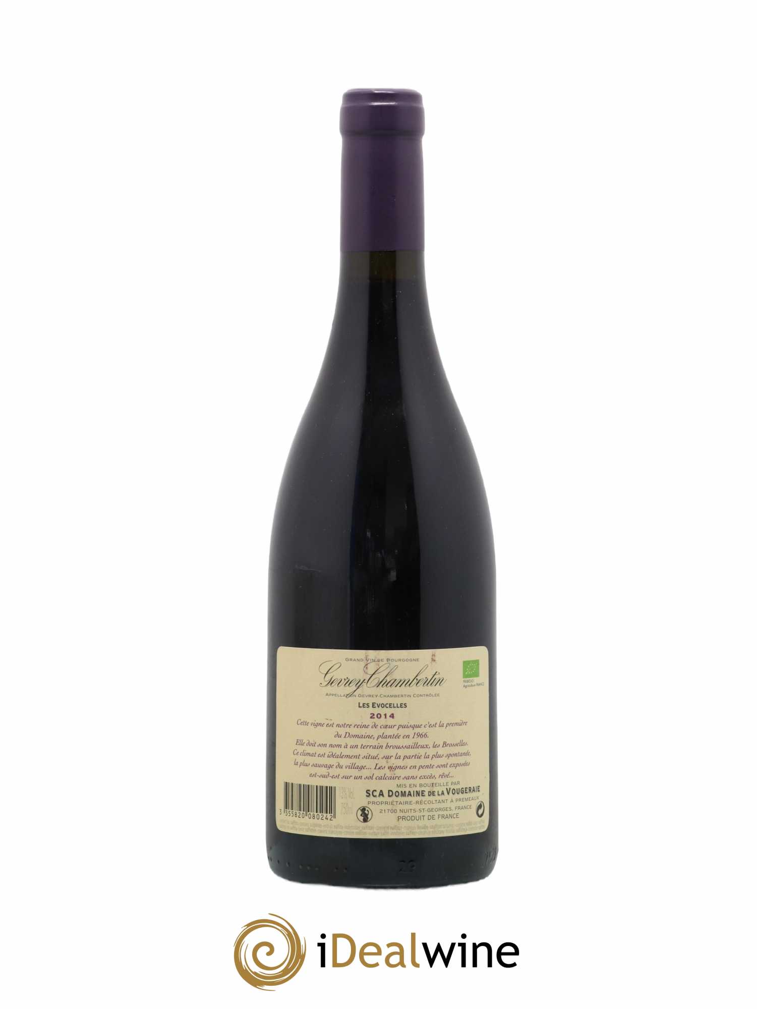 Gevrey-Chambertin Les Evocelles La Vougeraie 2014 - Lot of 1 bottle - 1