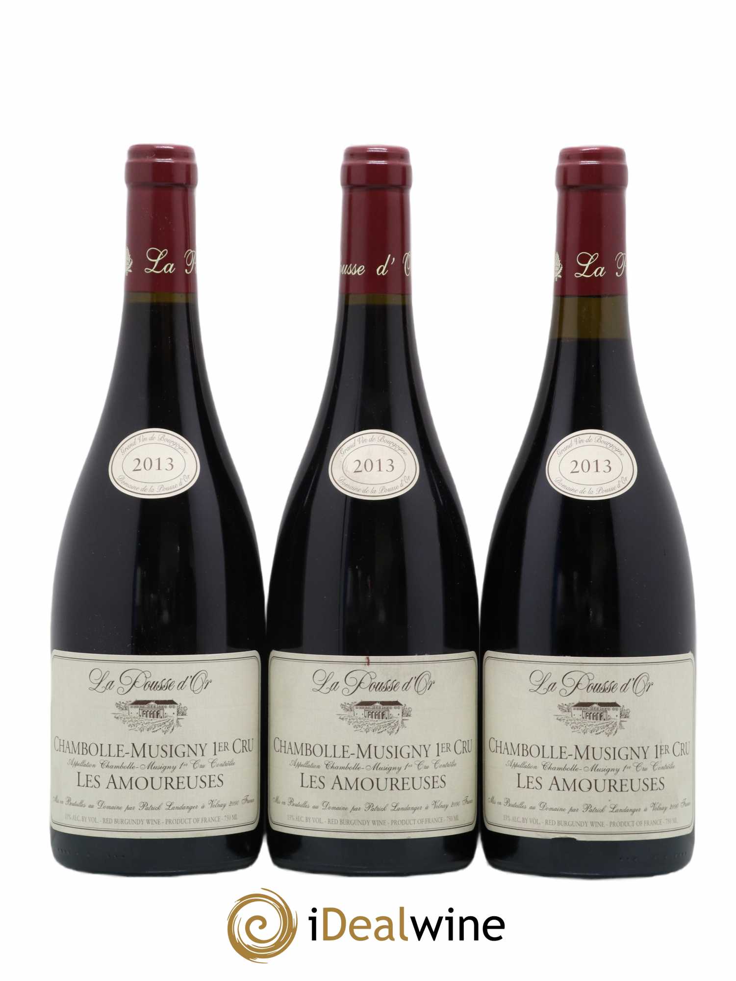 Chambolle-Musigny 1er Cru Les Amoureuses La Pousse d'Or (Domaine de) 2013 - Lot de 3 bouteilles - 0