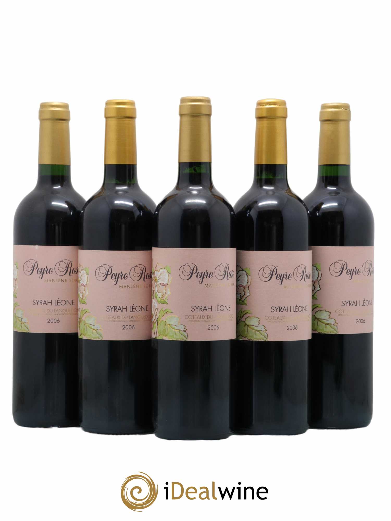 Coteaux du Languedoc Domaine Peyre Rose Belle Léone (anciennement Syrah Léone) Marlène Soria 2006 - Lot de 5 bouteilles - 0