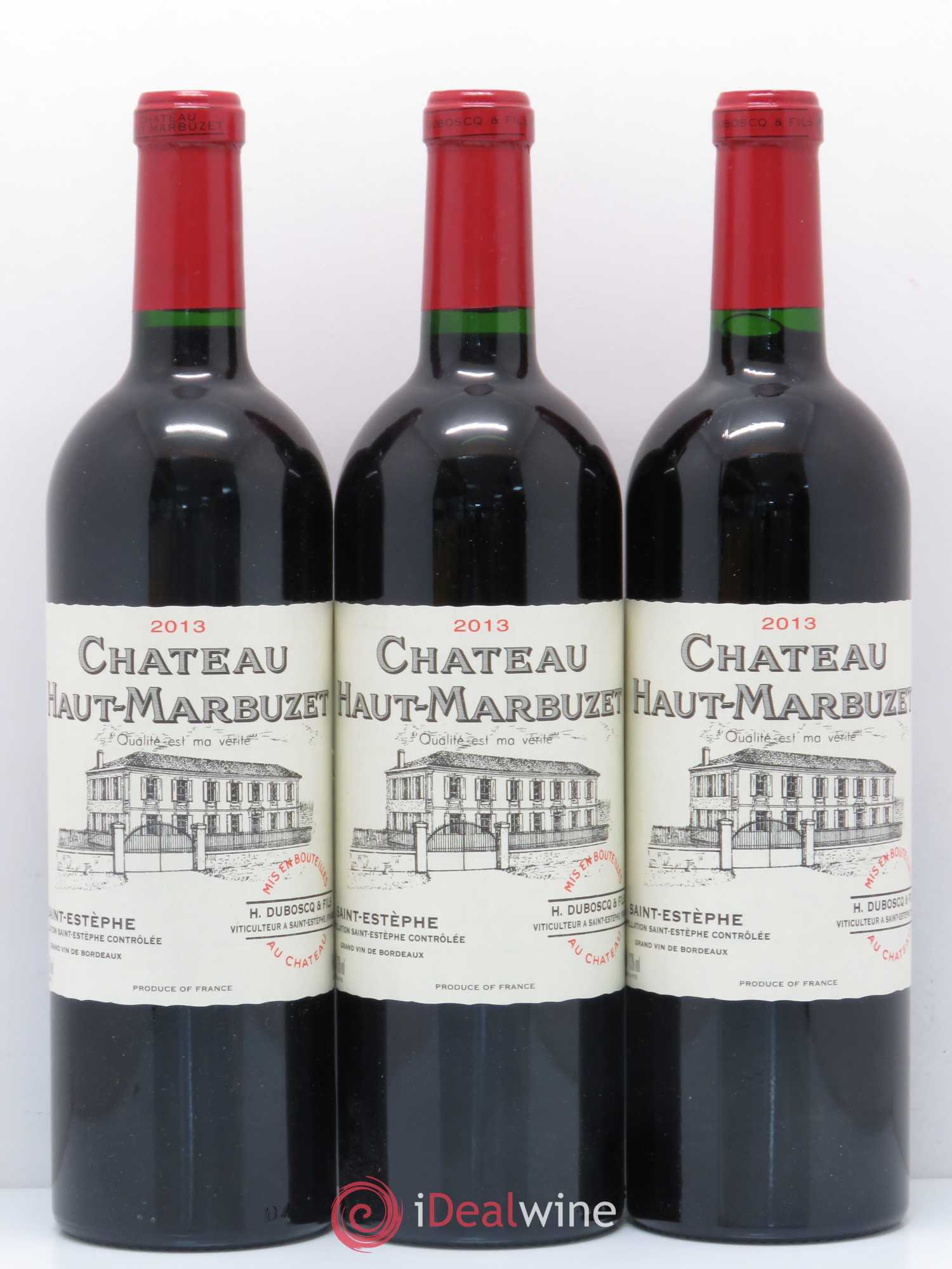 Château Haut Marbuzet 2013 - Lot de 6 bouteilles - 1
