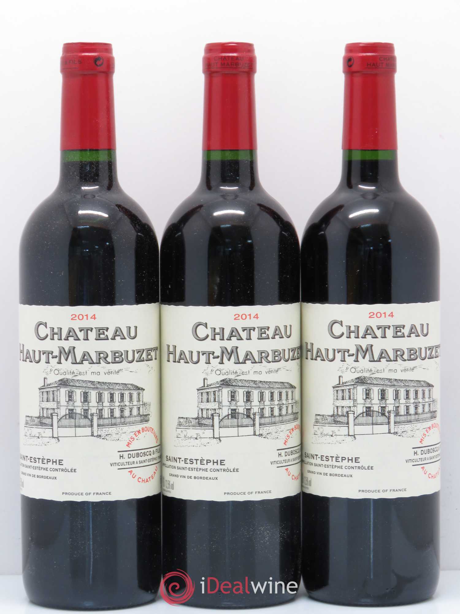Château Haut Marbuzet 2014 - Lot de 3 bouteilles - 0