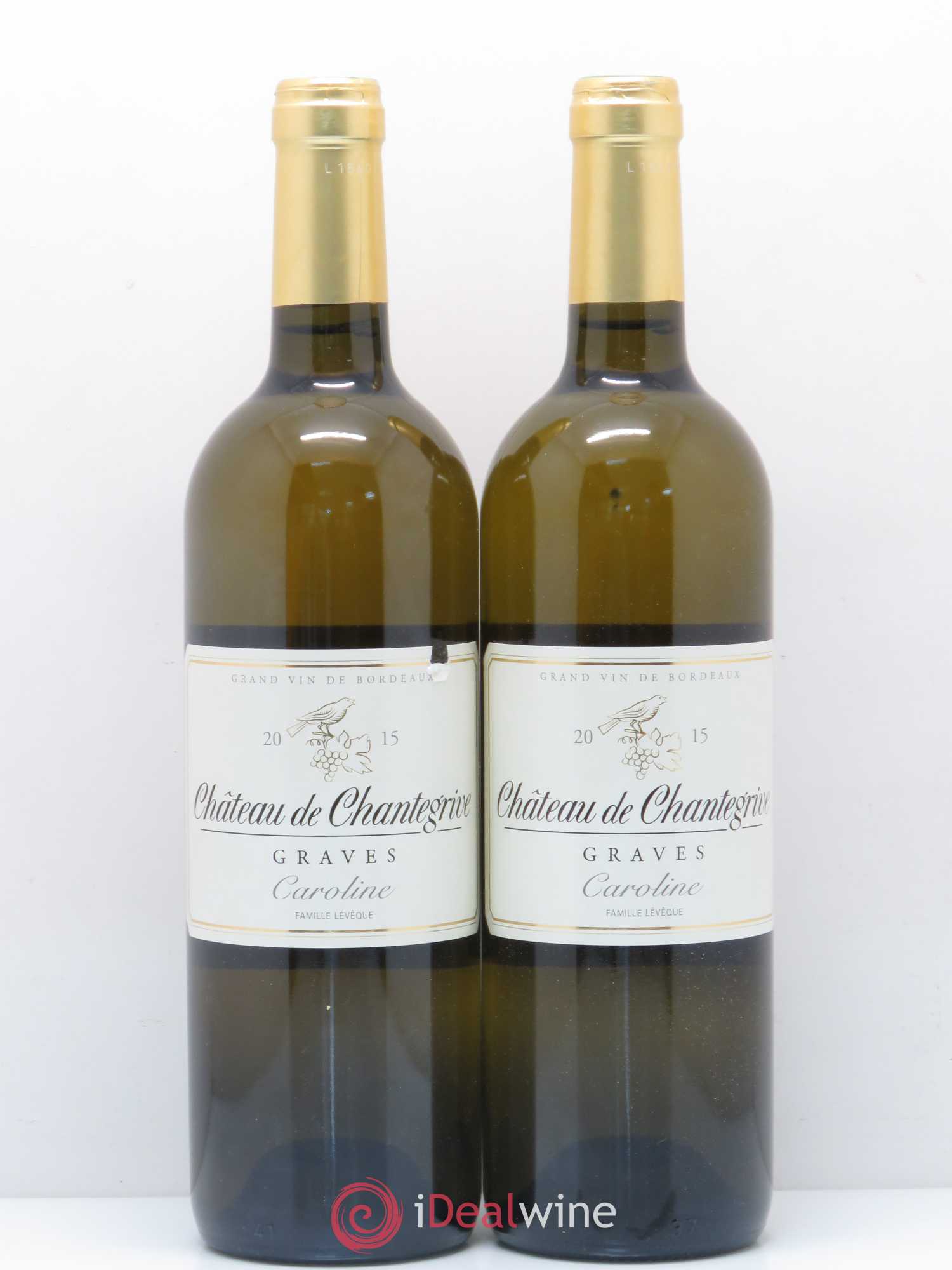 Château de Chantegrive Cuvée Caroline Caroline 2015 - Lot de 5 bouteilles - 2