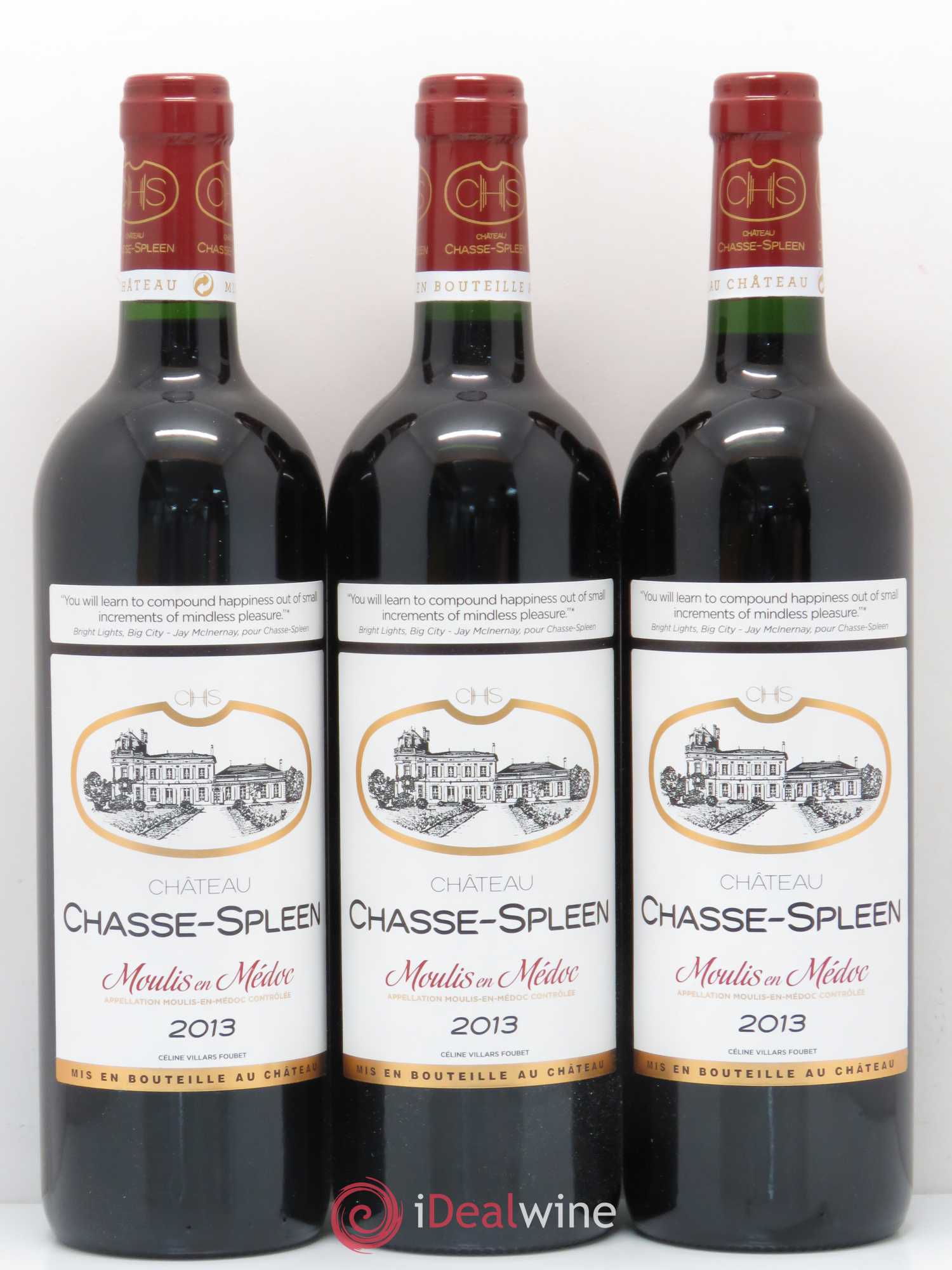 Château Chasse Spleen (sans prix de réserve) 2013 - Lot de 6 bouteilles - 2