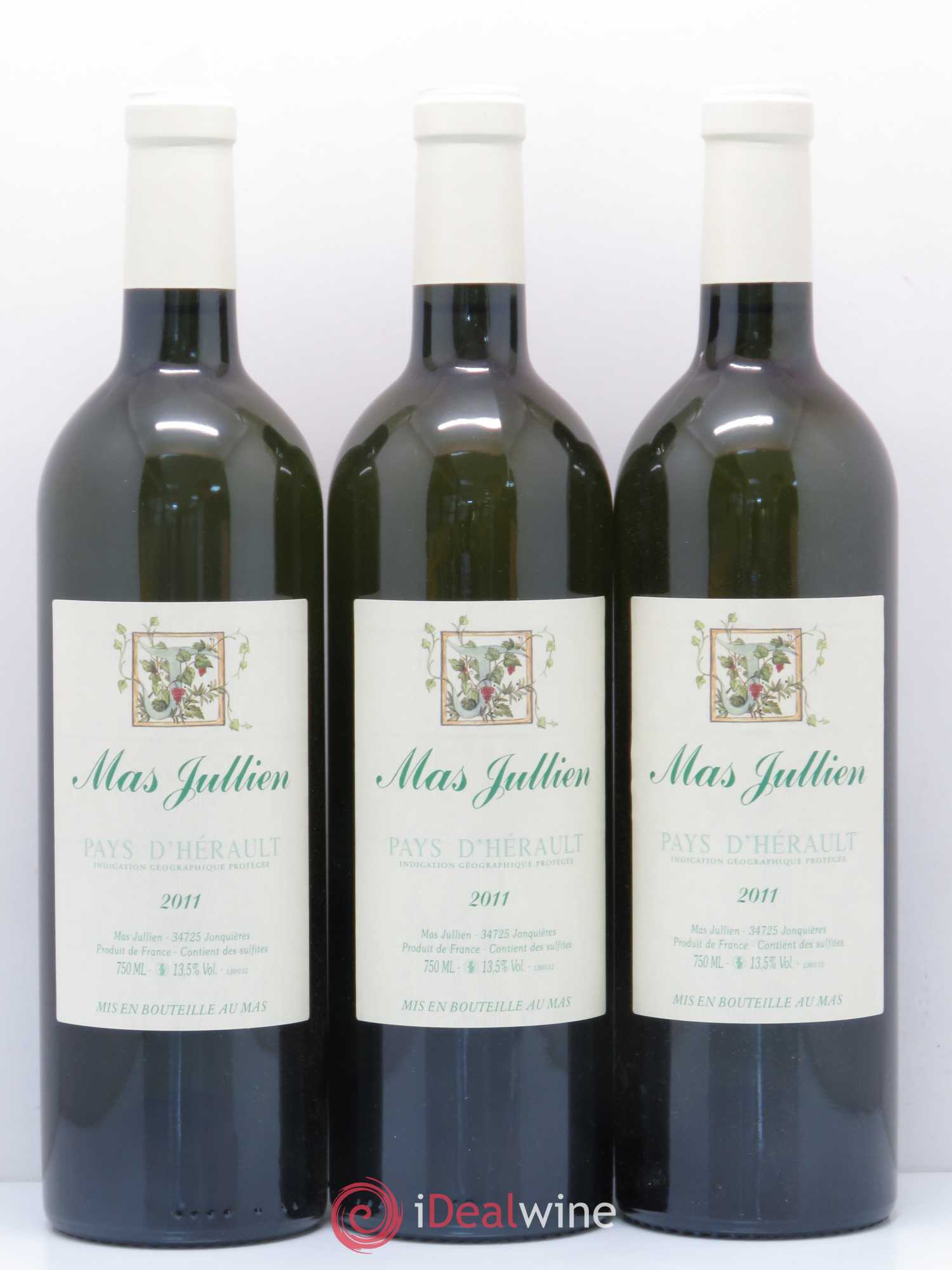 Pays d'Hérault Mas Jullien Olivier Jullien 2011 - Lot de 6 bouteilles - 2