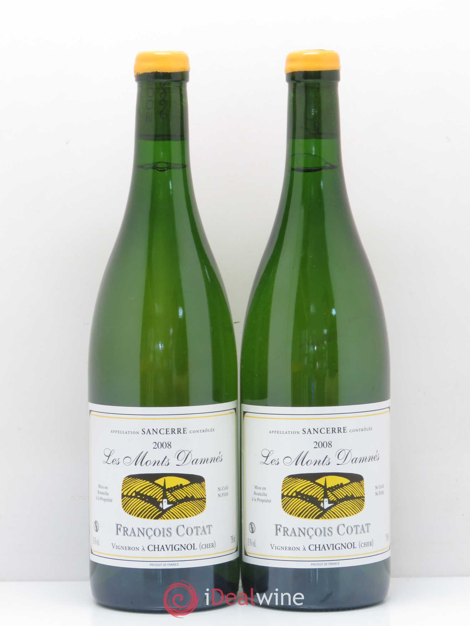 Sancerre Les Monts Damnés François Cotat 2008 - Lot de 2 bouteilles - 0