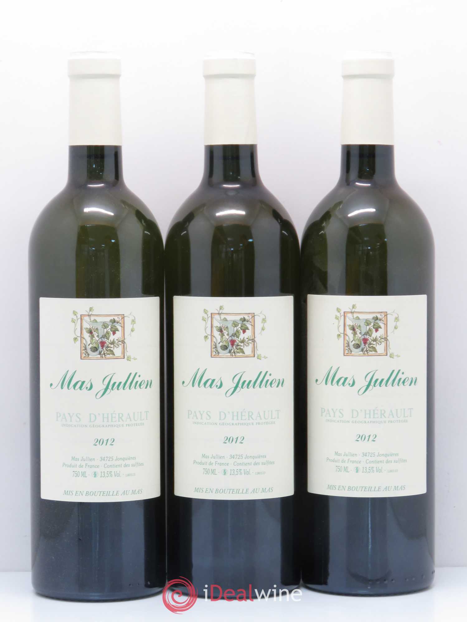 Pays d'Hérault Mas Jullien Olivier Jullien 2012 - Lot de 6 bouteilles - 2