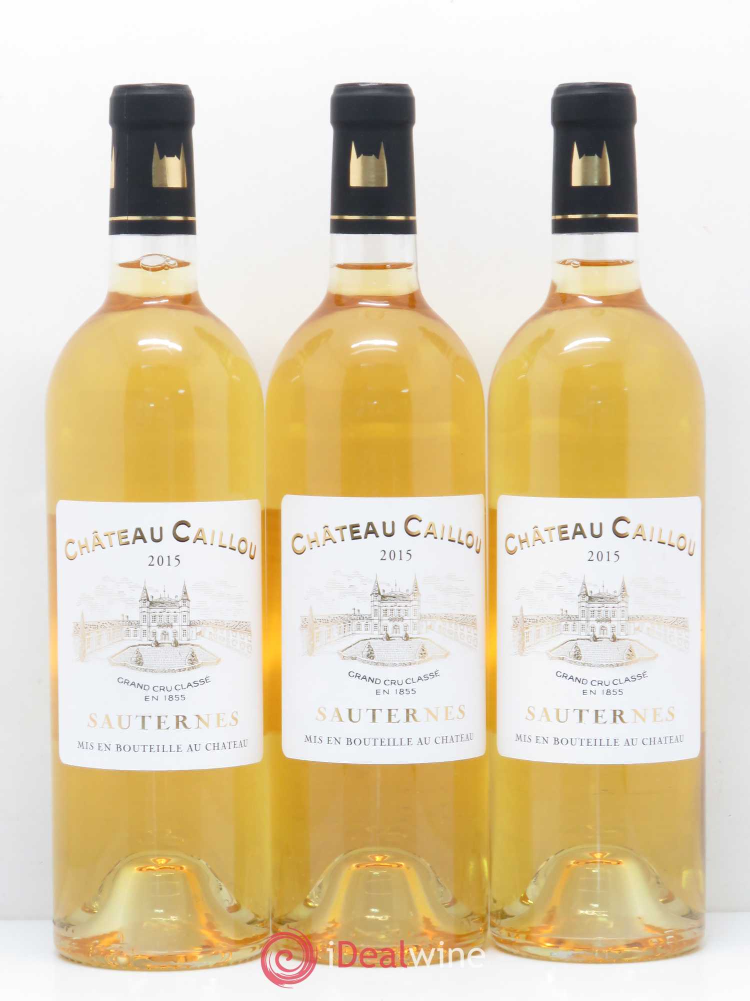 Château Caillou 2ème Grand Cru Classé (senza prezzo di riserva) 2015 - Lotto di 3 bottiglie - 0