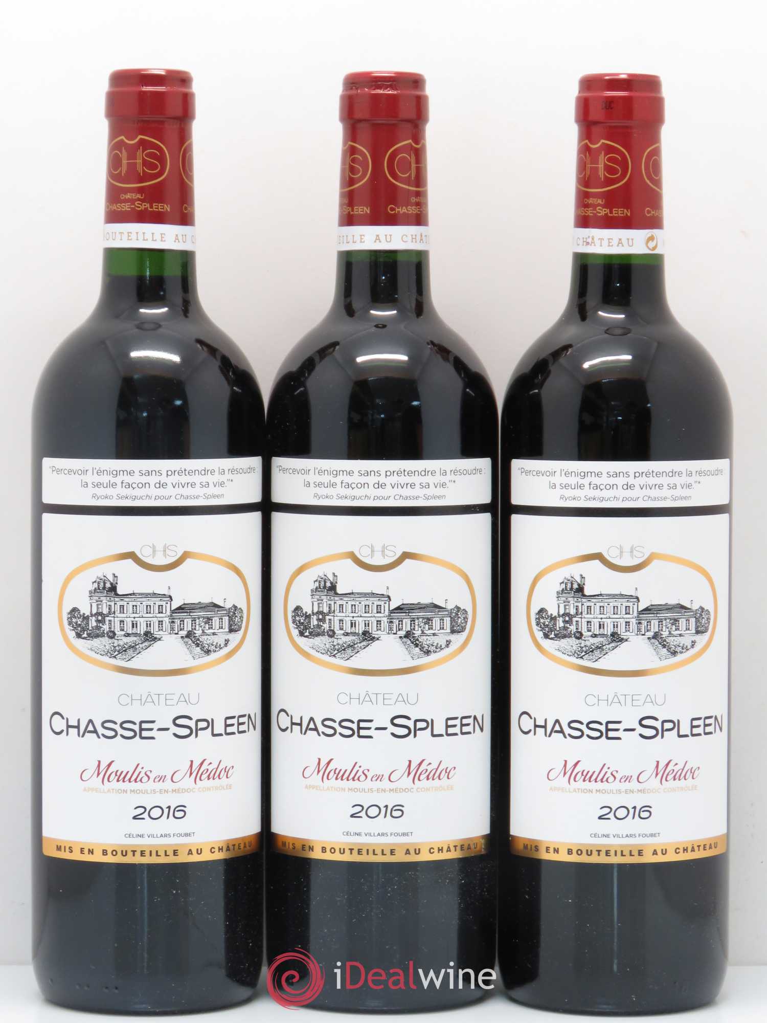 Château Chasse Spleen 2016 - Lot de 6 bouteilles - 1