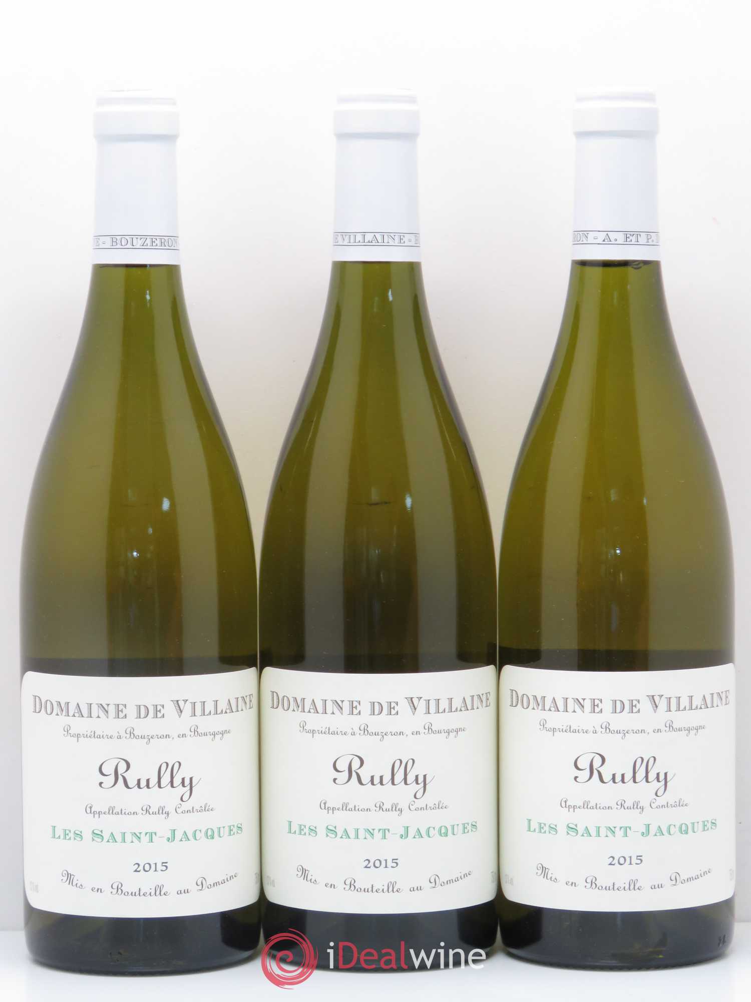 Rully Les Saint-Jacques Domaine de Villaine 2015 - Lot de 6 bouteilles - 1